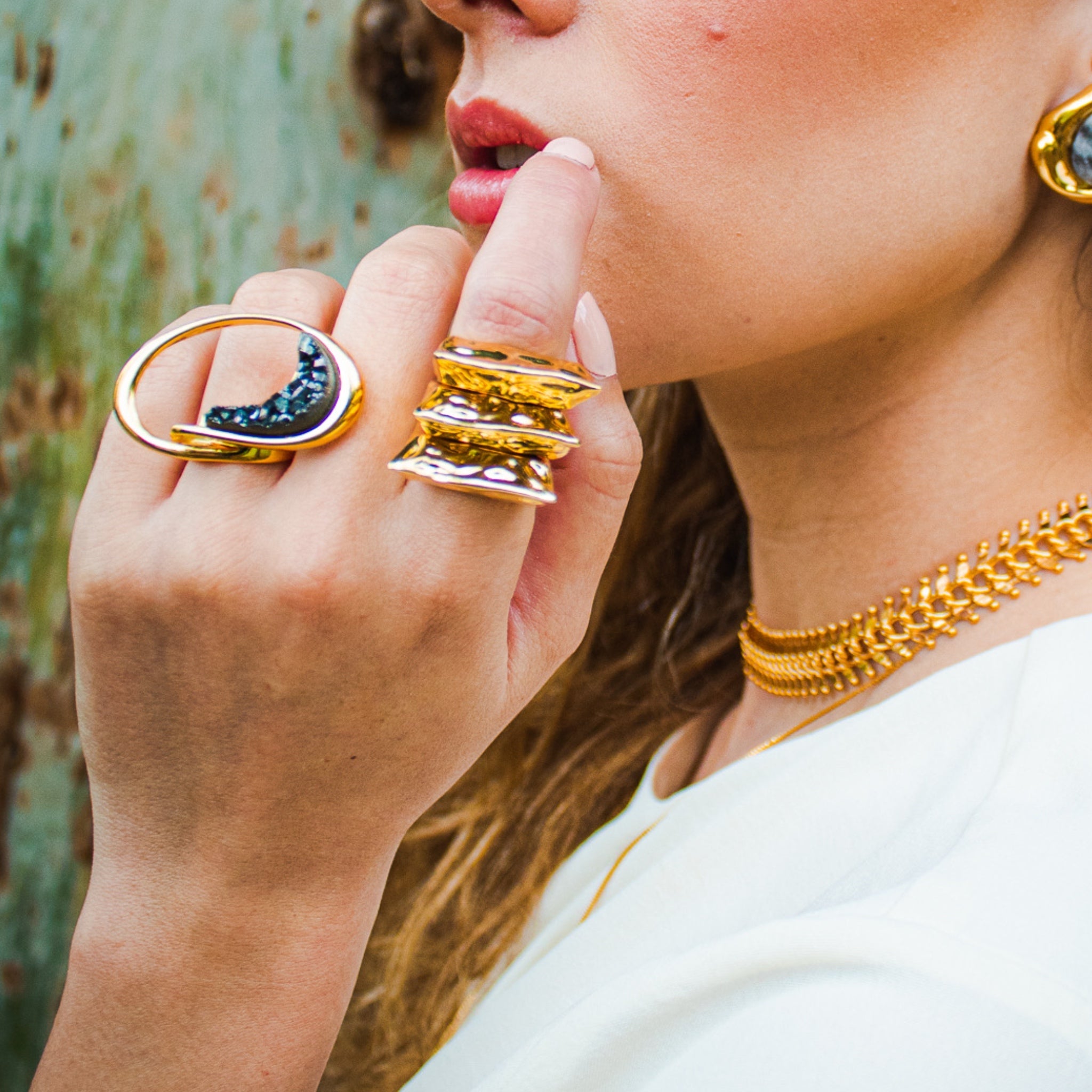 Sortija Mare Orgánica - Piedra de Toque