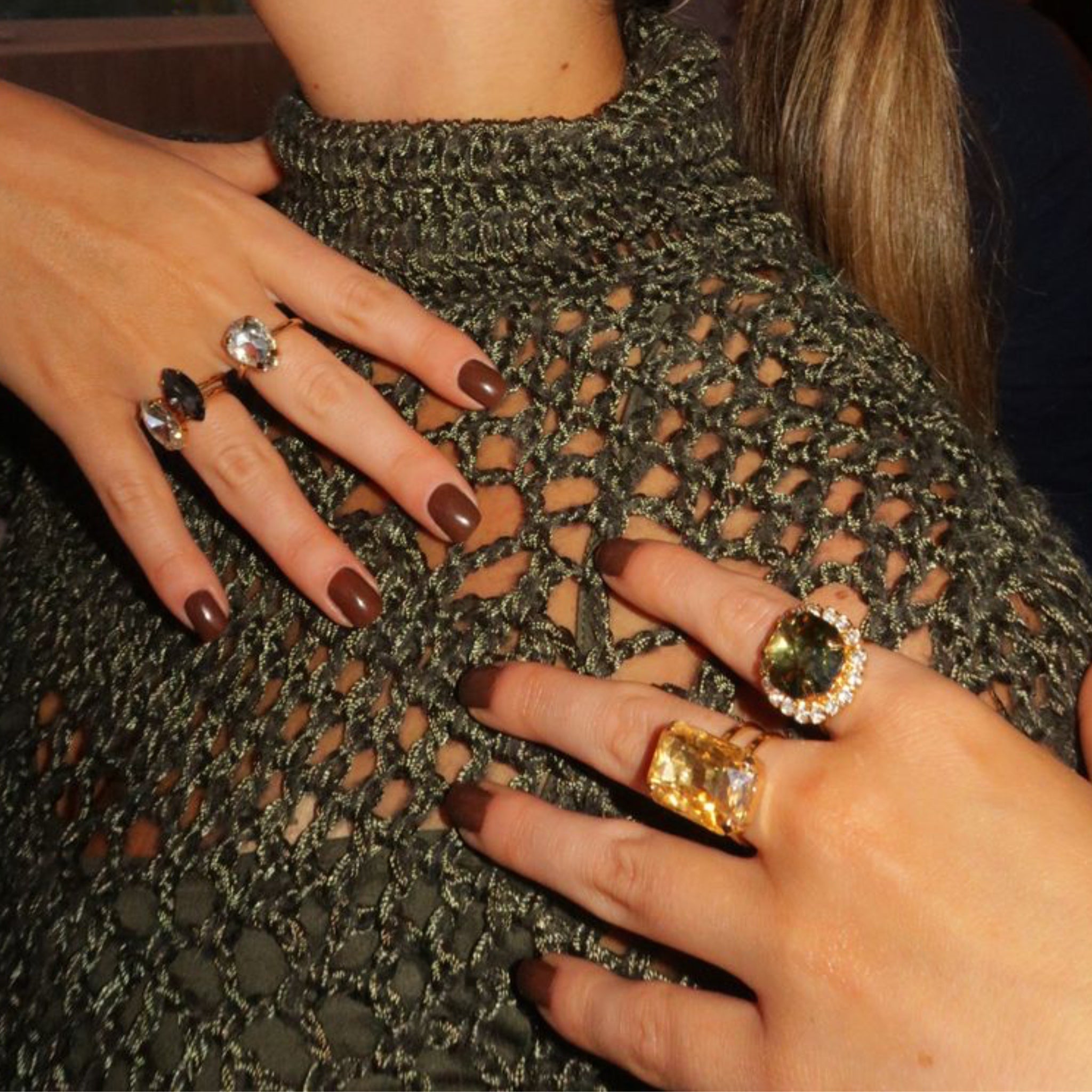 Sortija Oliva Redonda - Piedra de Toque