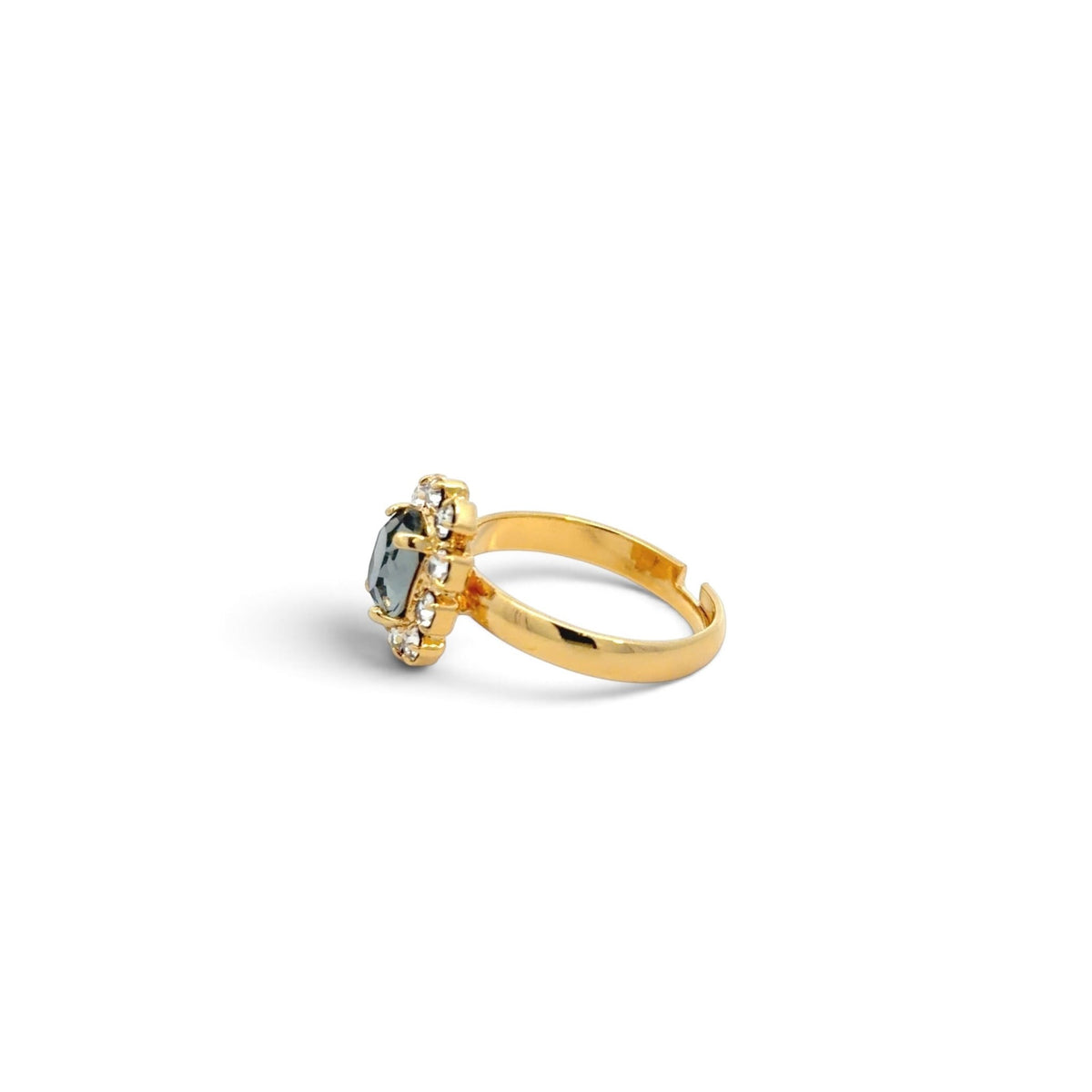 Sortija Óvalo Diamante Negro - Piedra de Toque