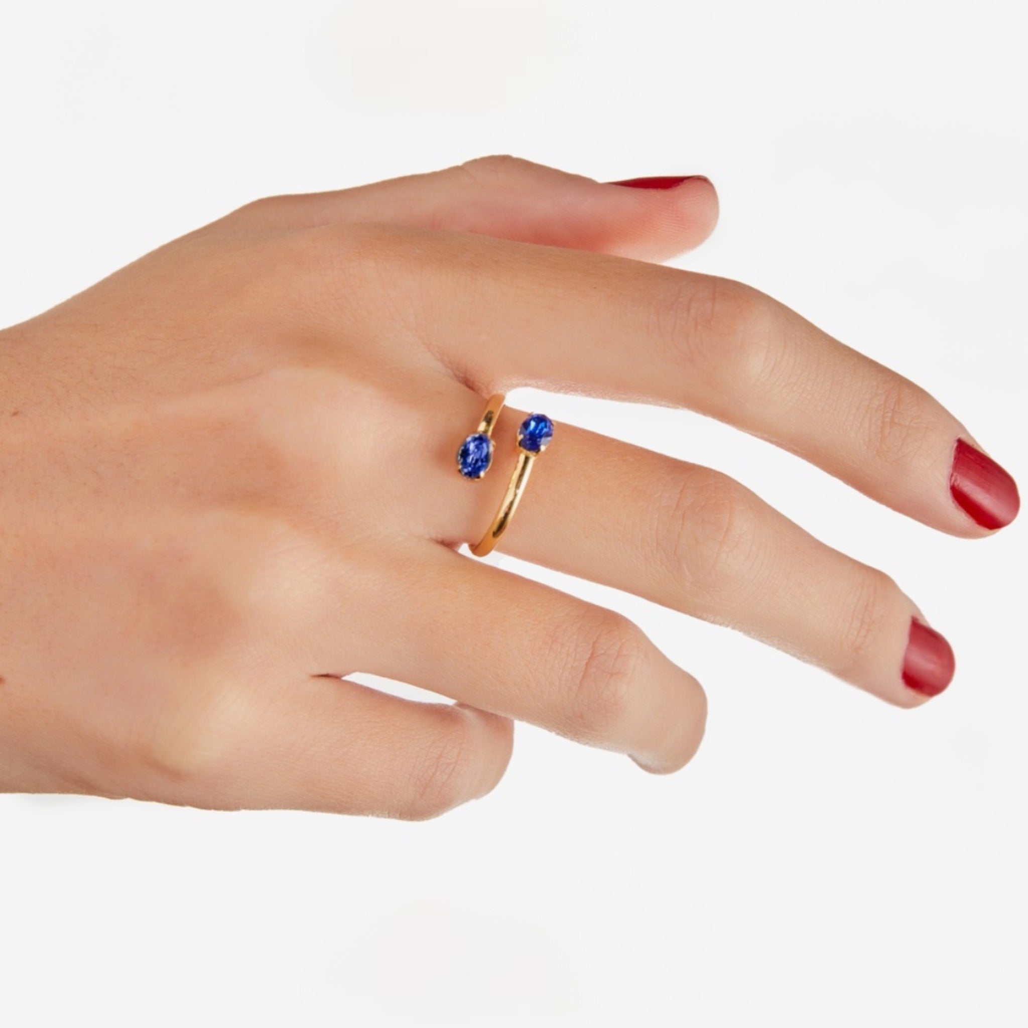 Sortija Óvalos Esmeralda - Piedra de Toque