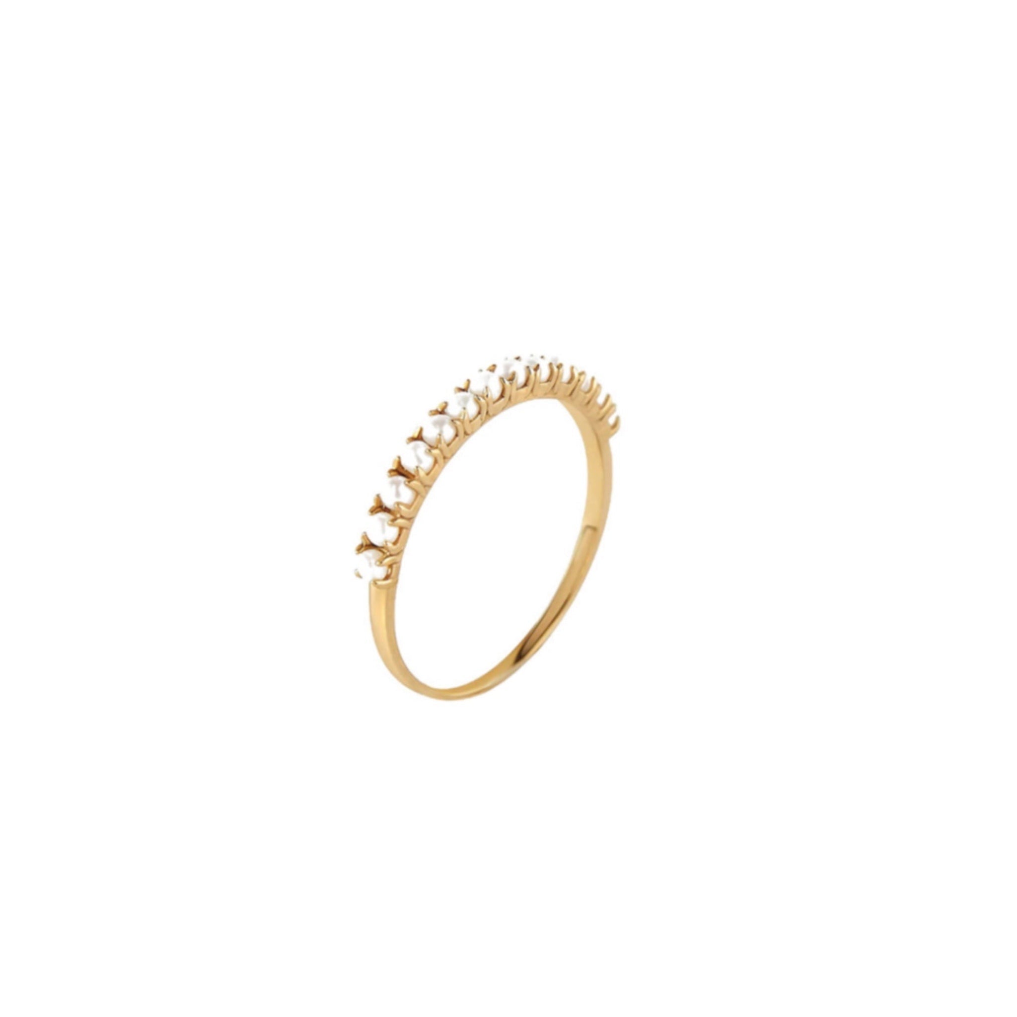 Sortija Perlitas - Piedra de Toque