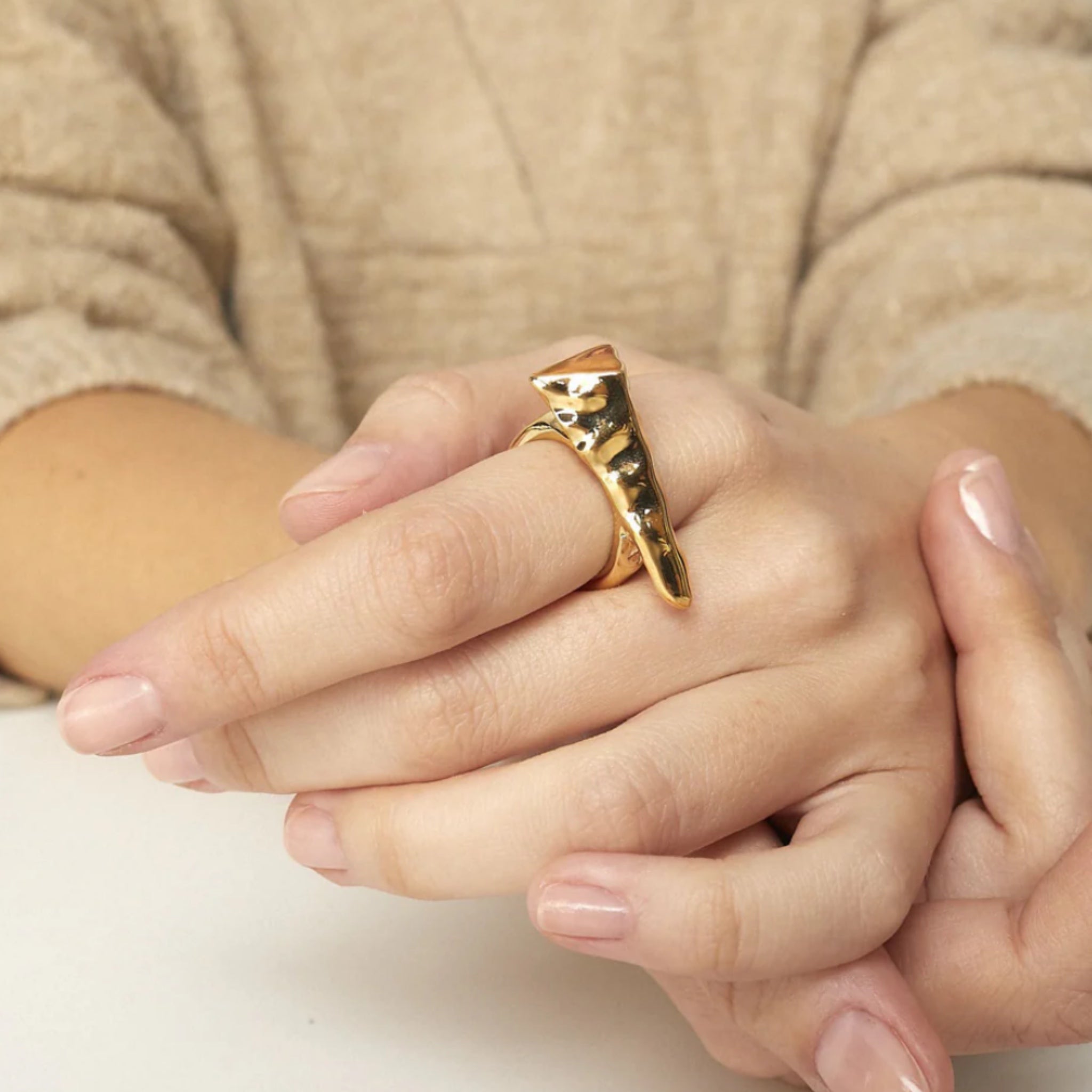 Sortija Punta Orgánica - Piedra de Toque