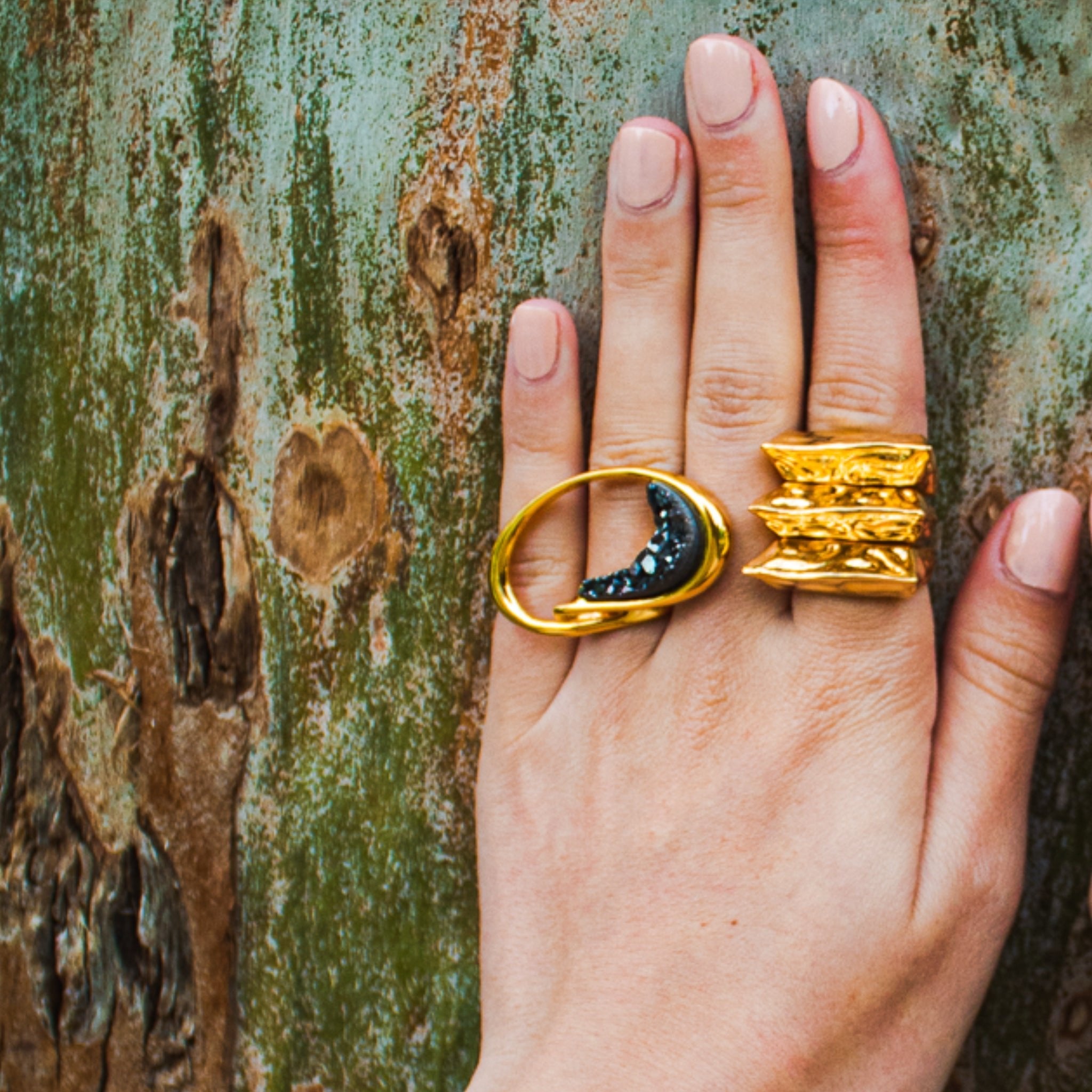 Sortija Volcán - Piedra de Toque