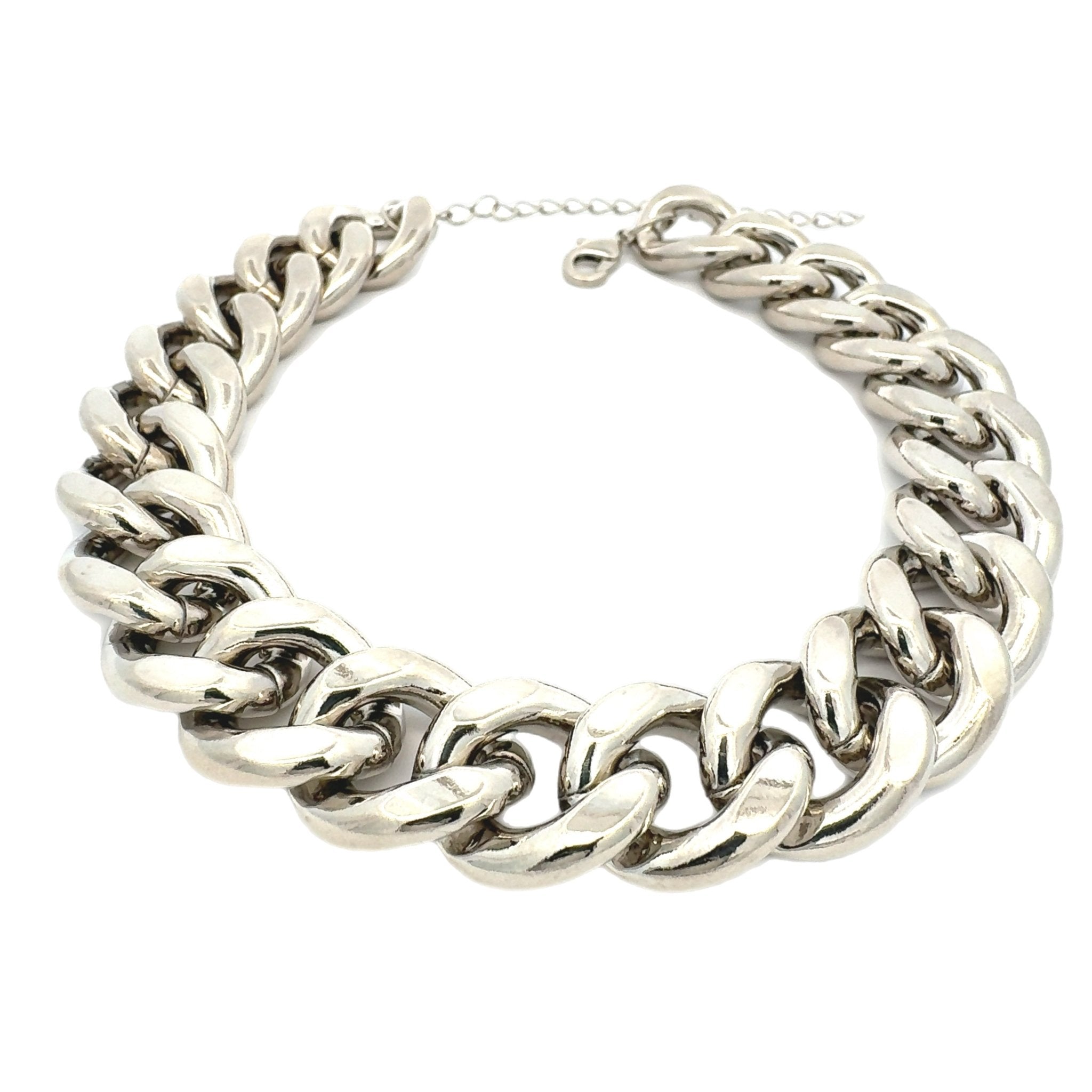 Collar Eslabones Plata - Piedra de Toque