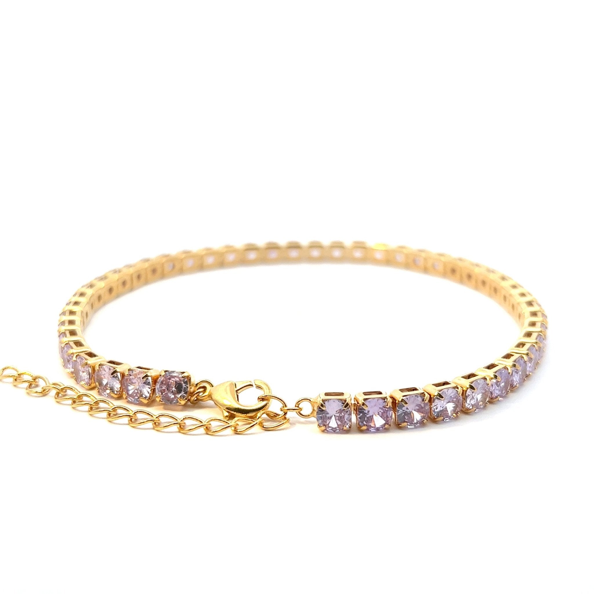 Collar Riviere Grande Lavanda - Piedra de Toque