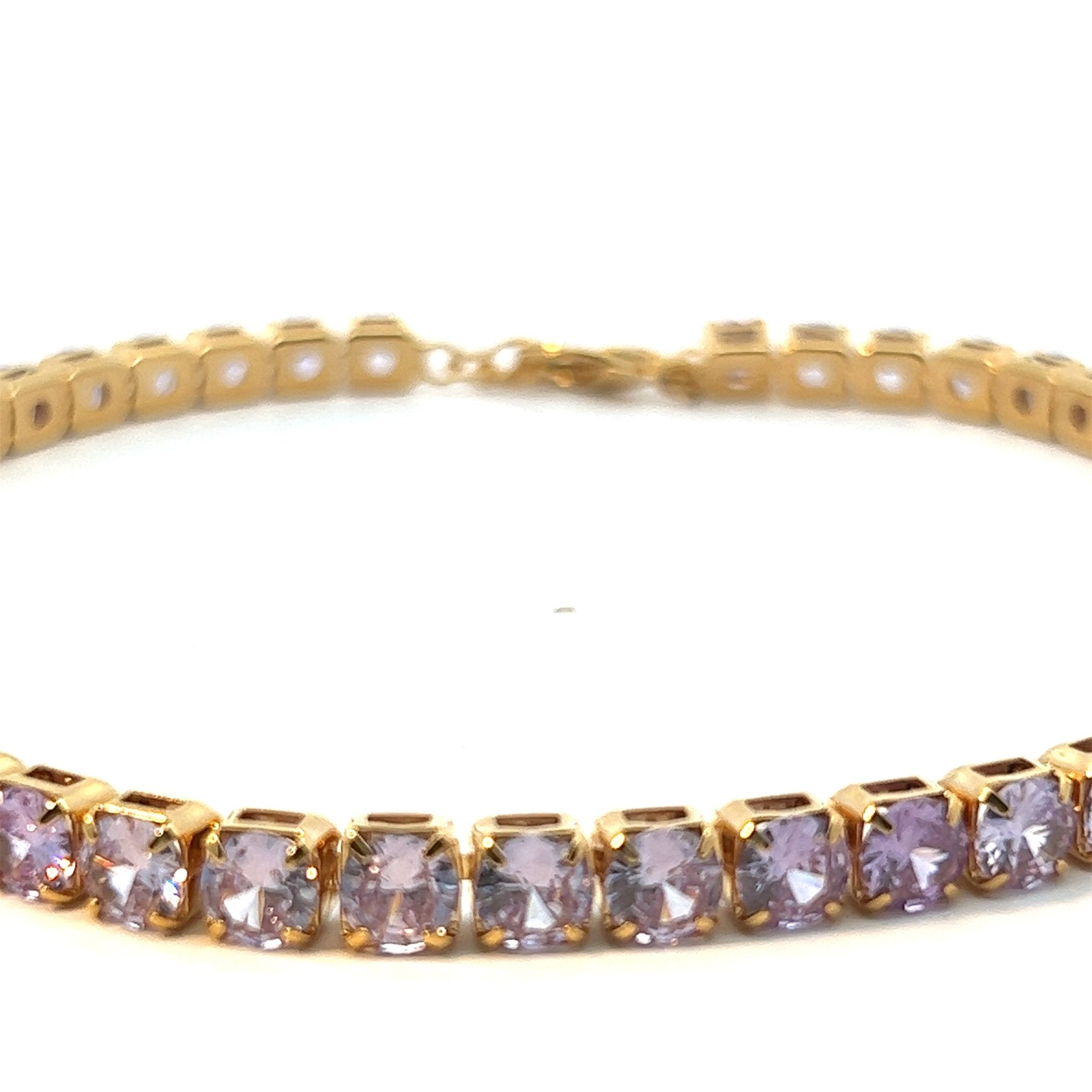 Collar Riviere Grande Lavanda - Piedra de Toque