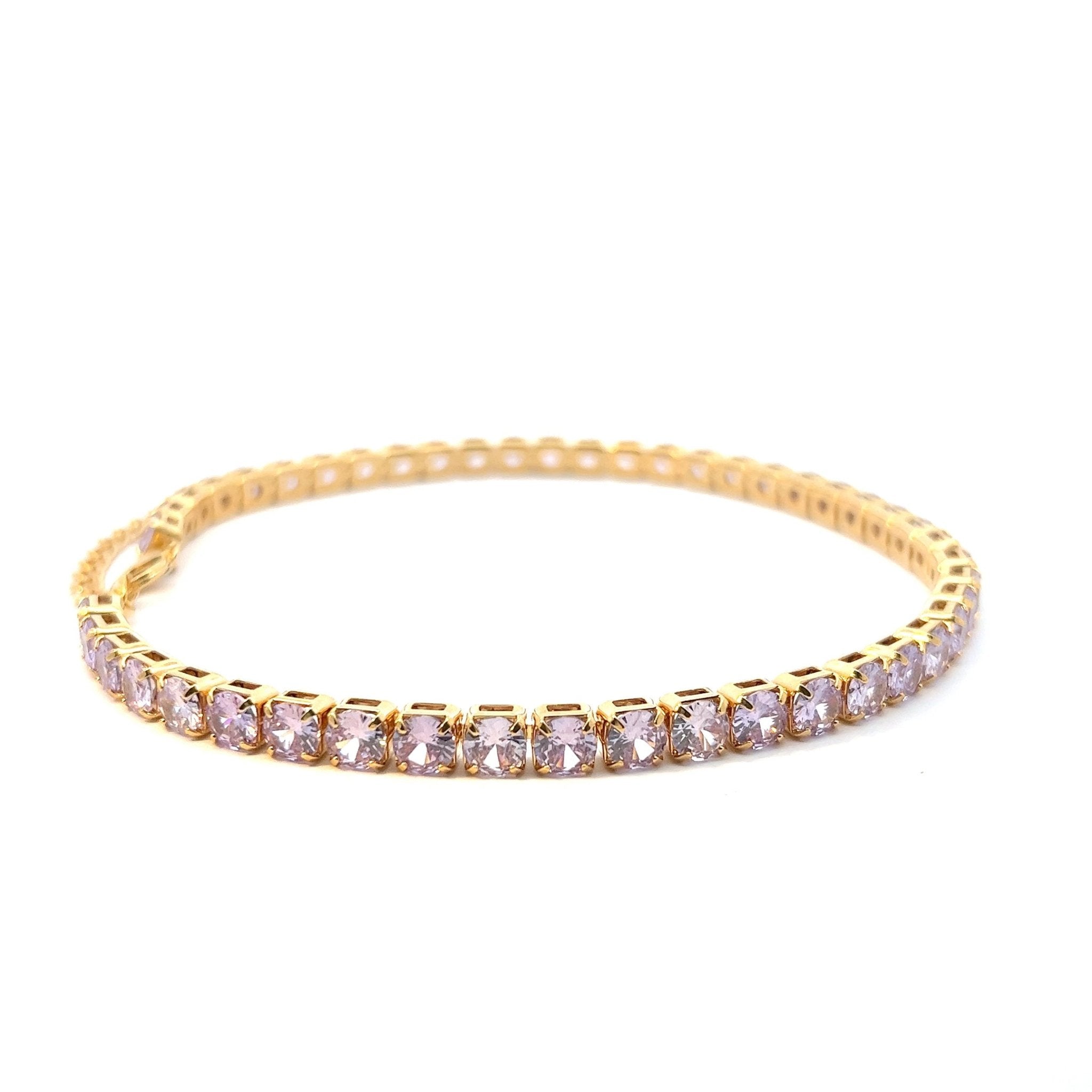 Collar Riviere Grande Lavanda - Piedra de Toque