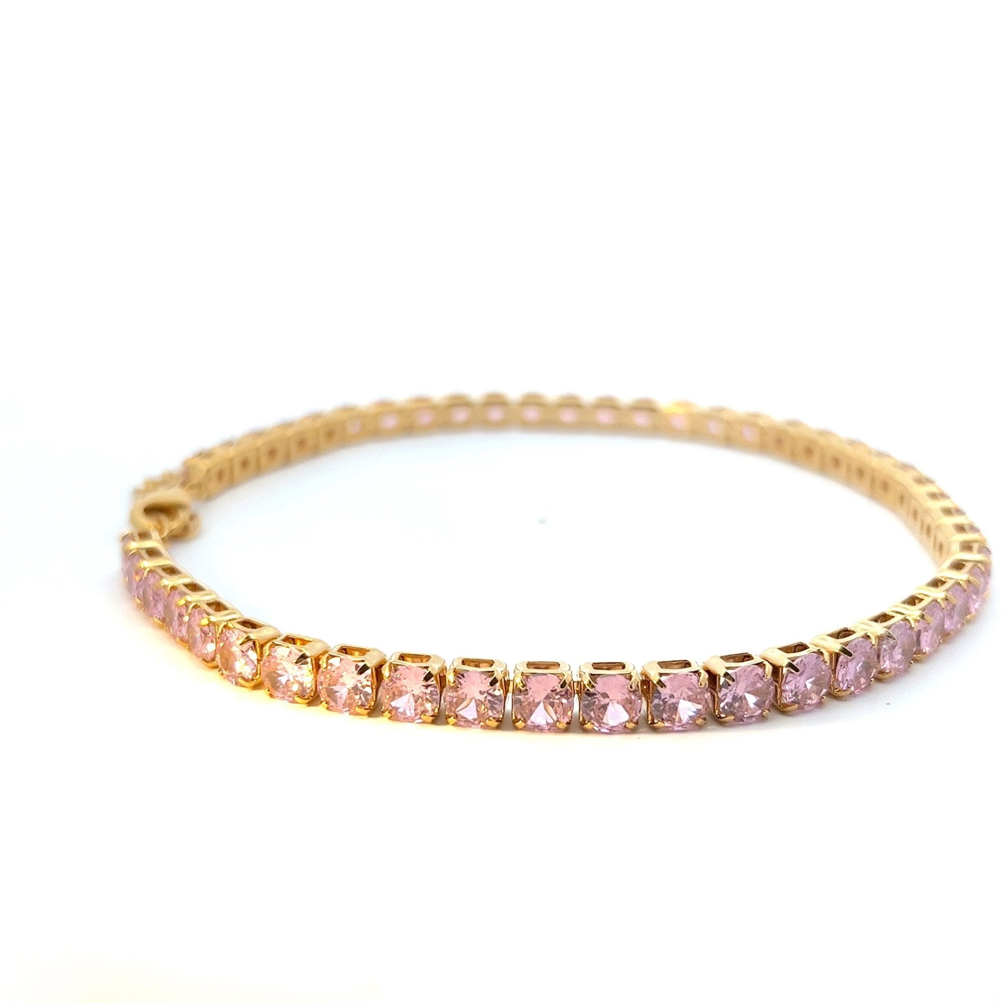 Collar Riviere Grande Rosa Palo - Piedra de Toque