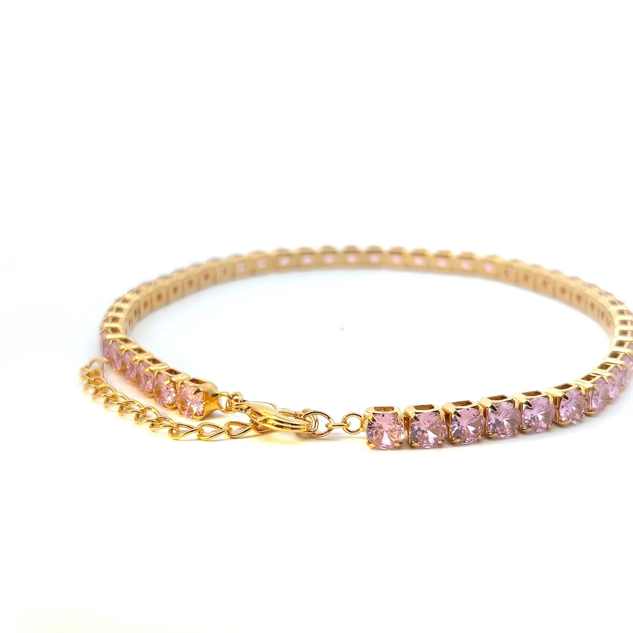 Collar Riviere Grande Rosa Palo - Piedra de Toque