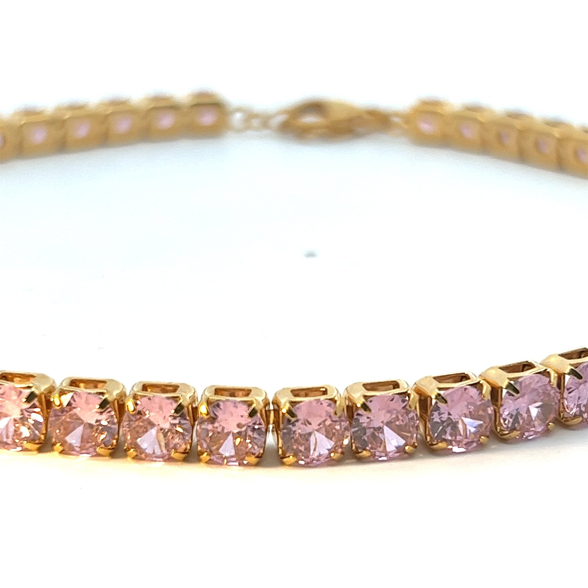 Collar Riviere Grande Rosa Palo - Piedra de Toque