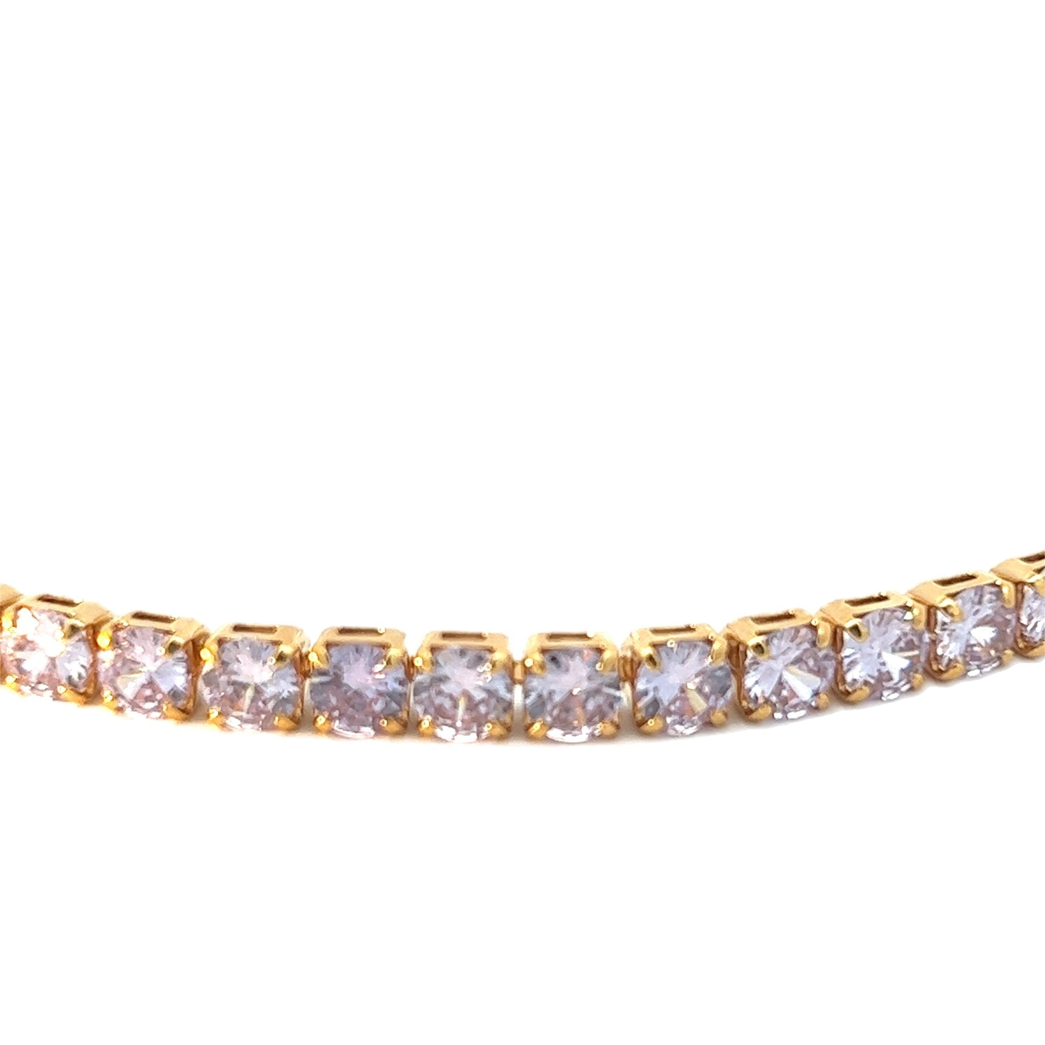 Collar Riviere Mediano Lavanda - Piedra de Toque