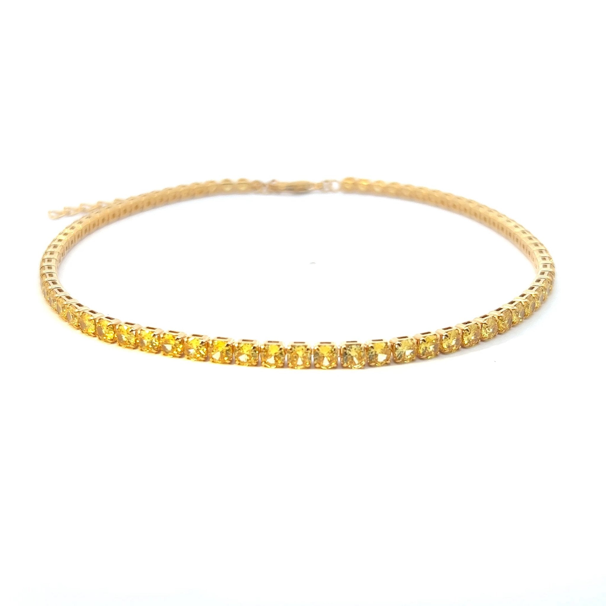 Collar Riviere Mediano Topacio - Piedra de Toque