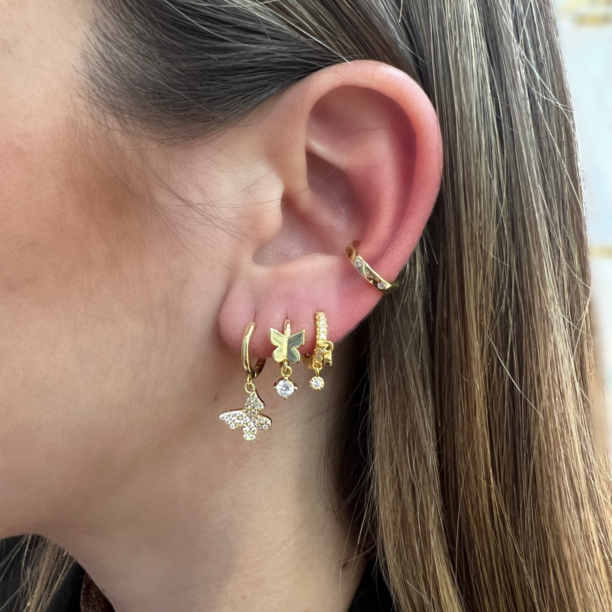 Ear Cuff Circonitas - Piedra de Toque