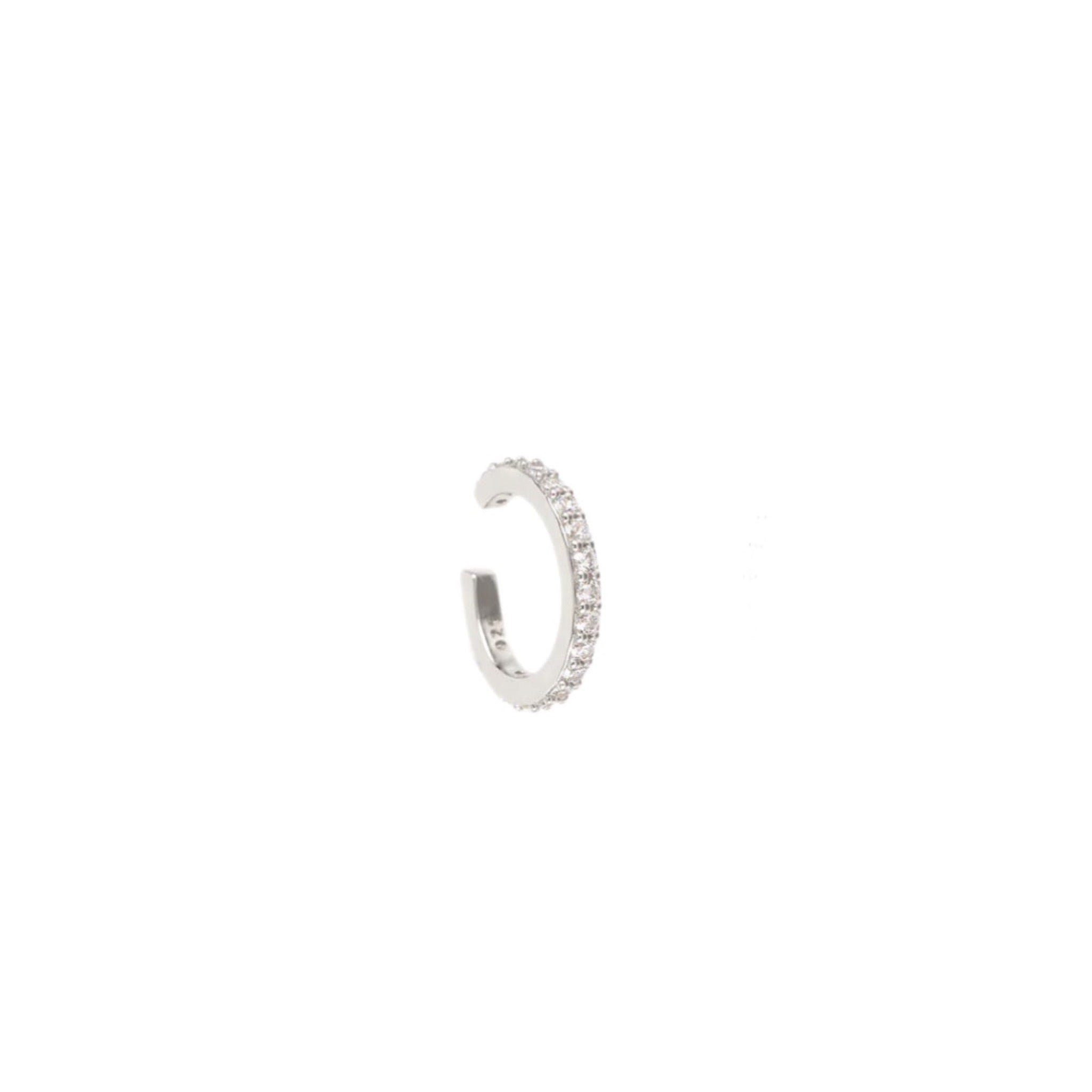 Ear Cuff Circonitas Plata - Piedra de Toque