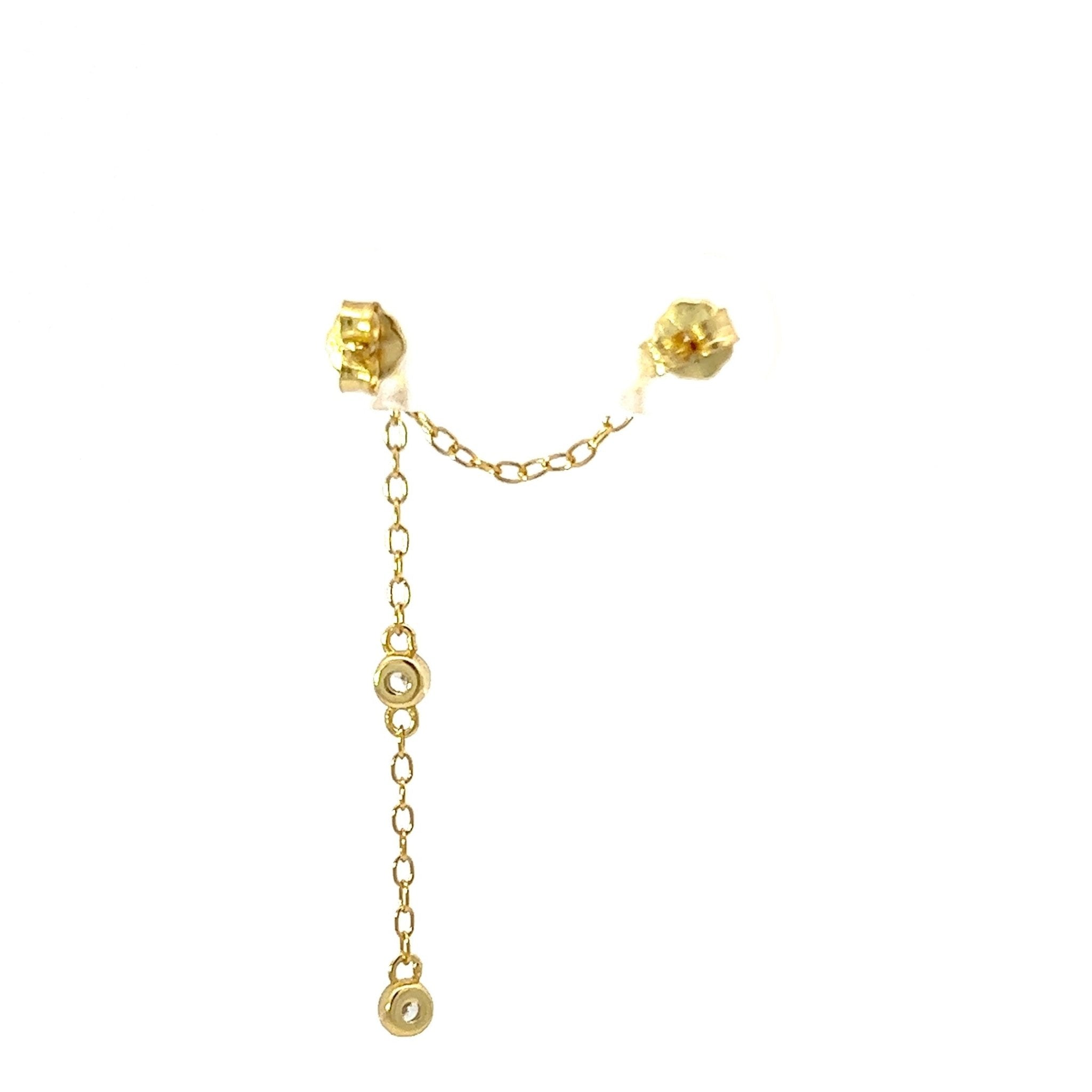 Pendiente Doble Presión - Piedra de Toque