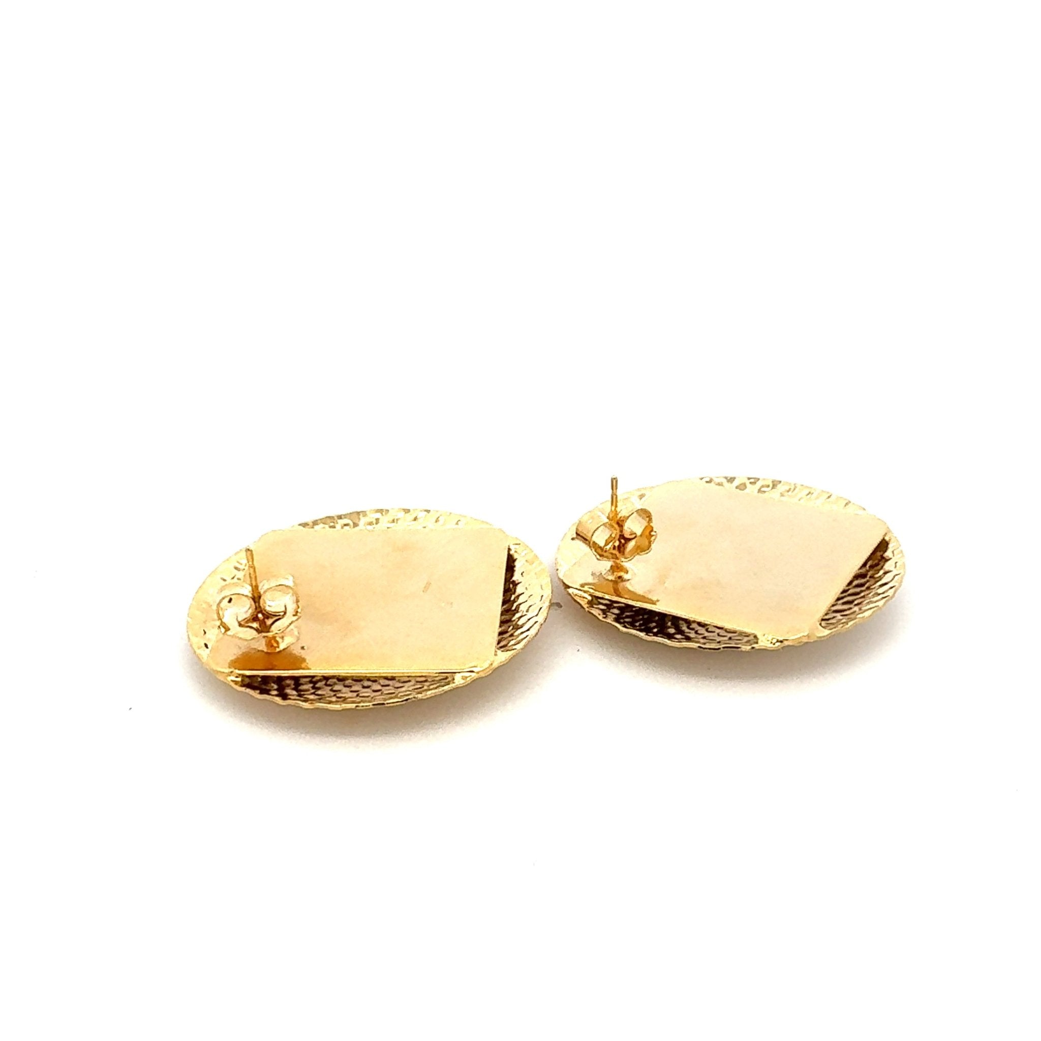 Pendientes Círculo Textura - Piedra de Toque