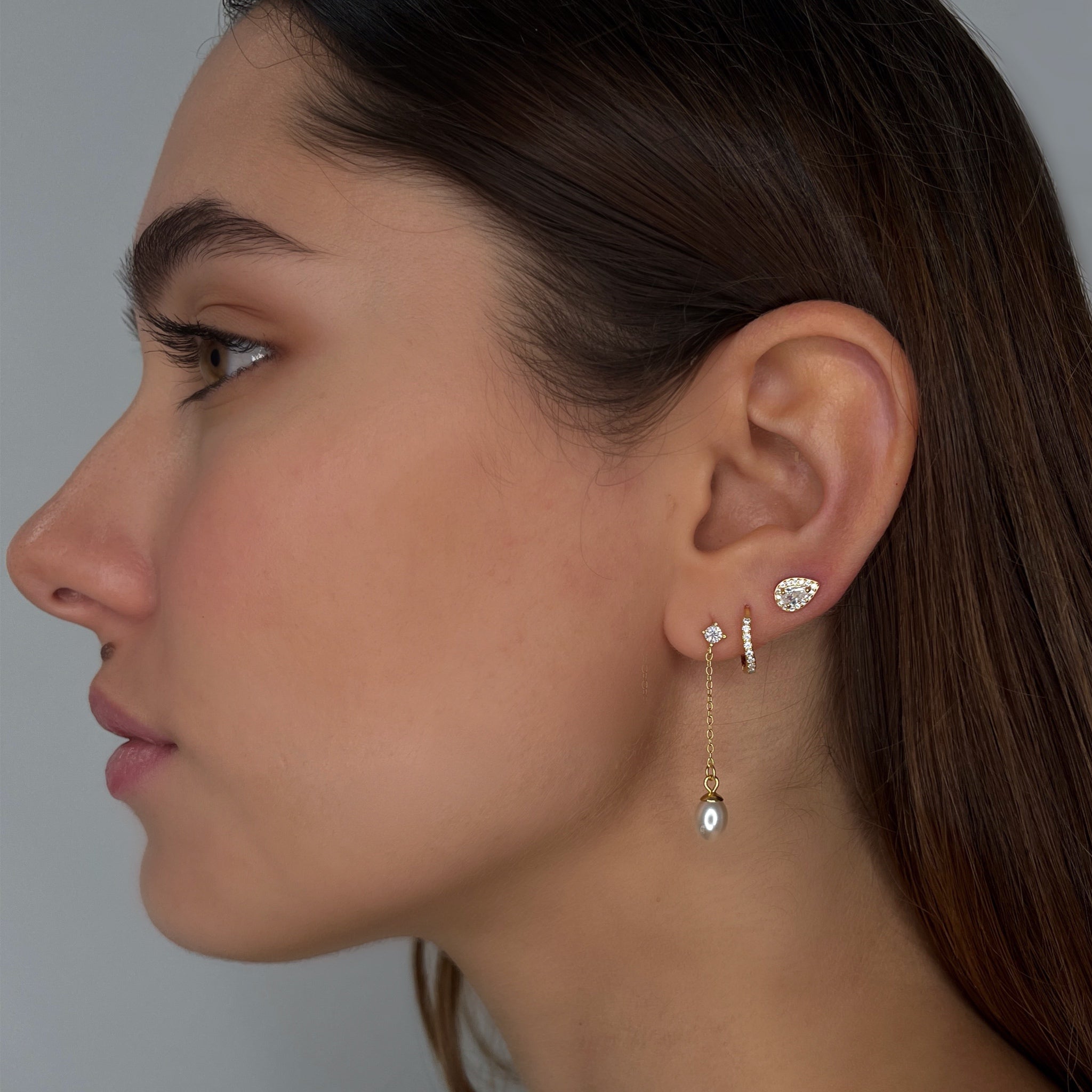 Pendientes Largos Perla - Piedra de Toque