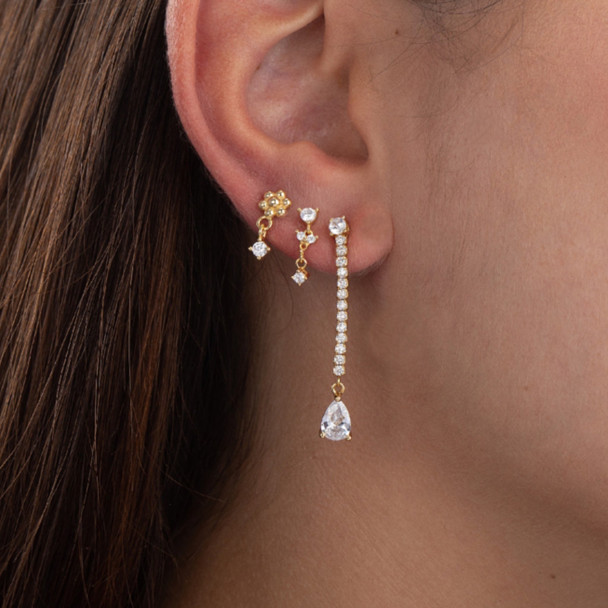 Pendientes Riviere Lágrima - Piedra de Toque