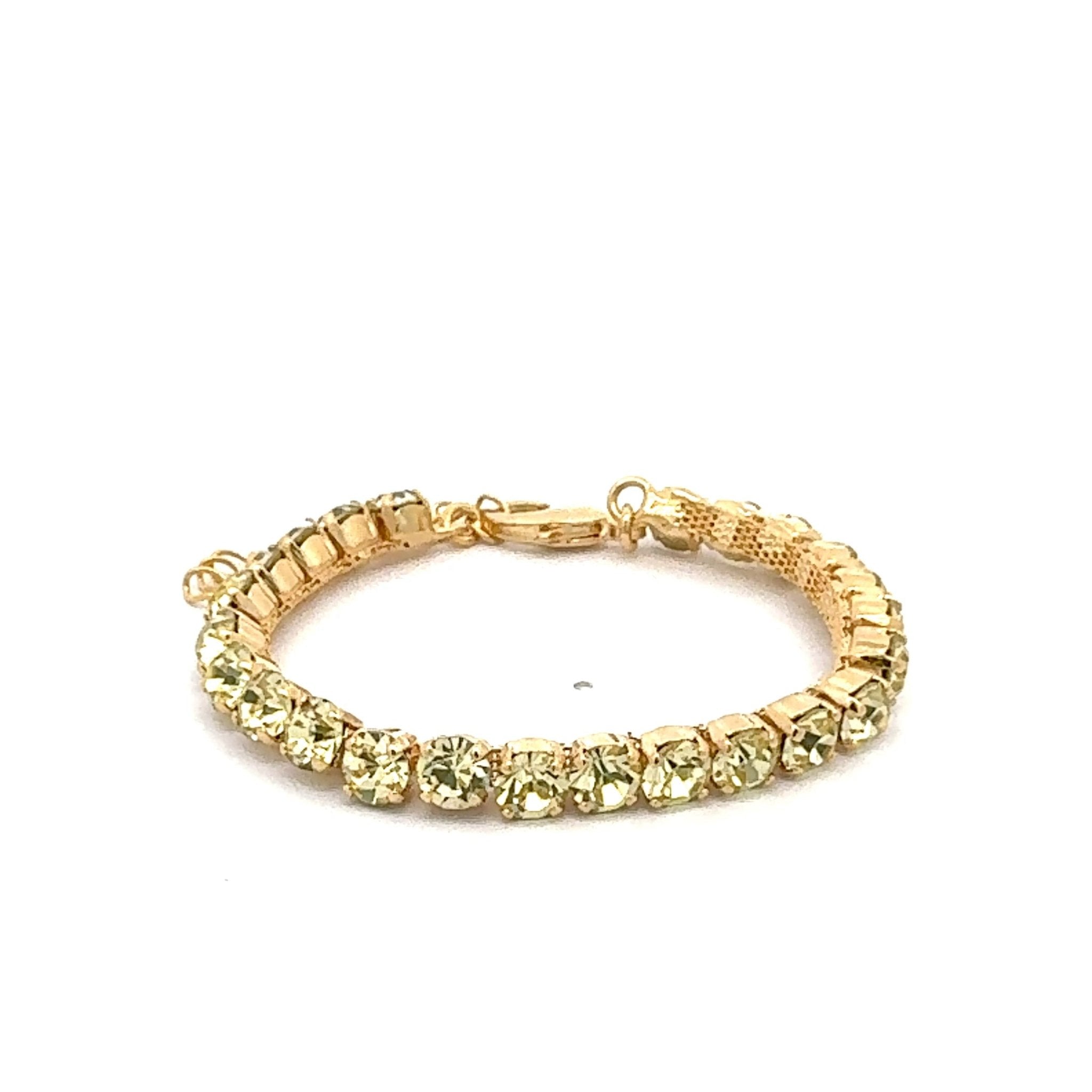 Pulsera Tenis Cristal Jonquil - Piedra de Toque