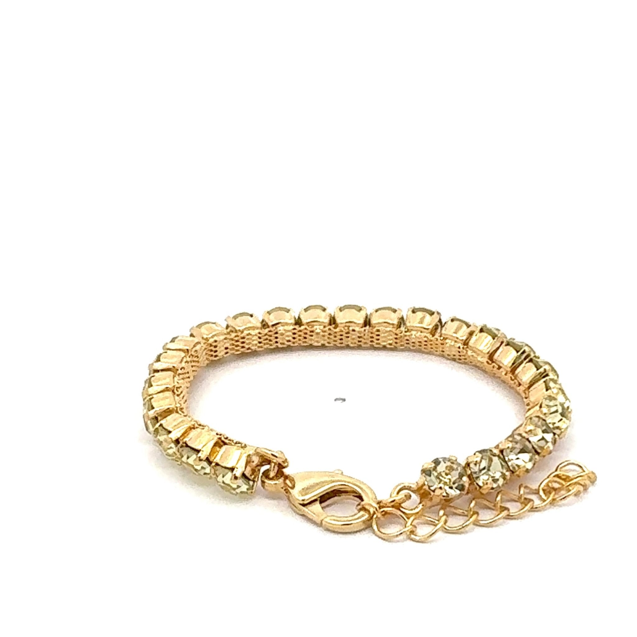 Pulsera Tenis Cristal Jonquil - Piedra de Toque