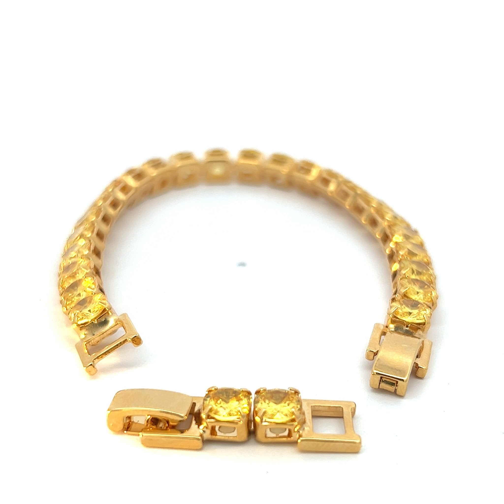 Pulsera Tenis Grande Topacio - Piedra de Toque