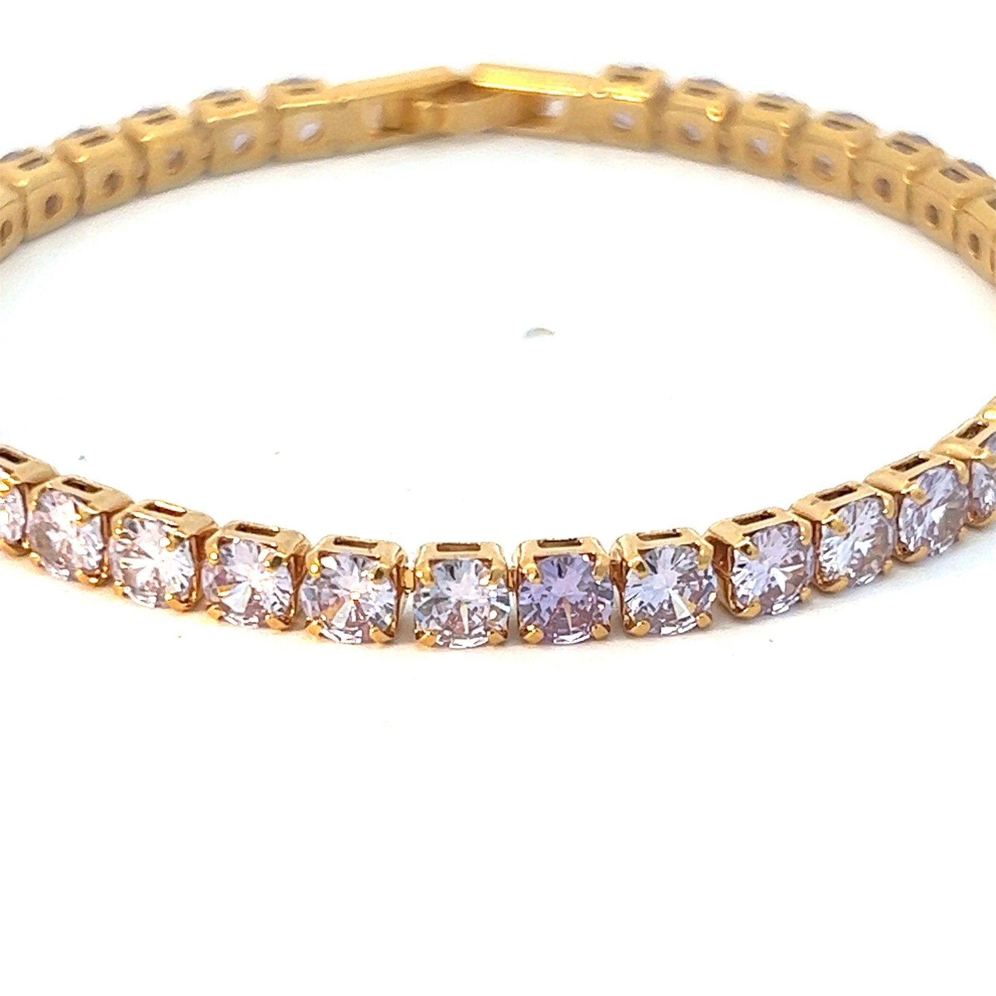 Pulsera Tenis Mediana Lavanda - Piedra de Toque