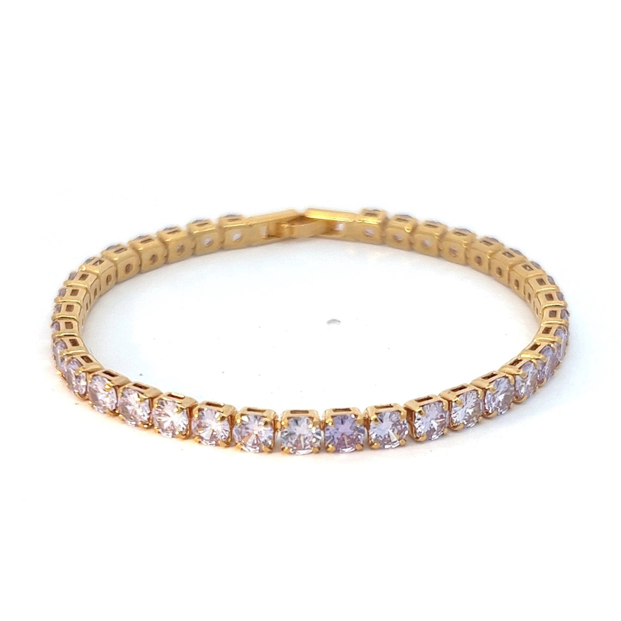 Pulsera Tenis Mediana Lavanda - Piedra de Toque