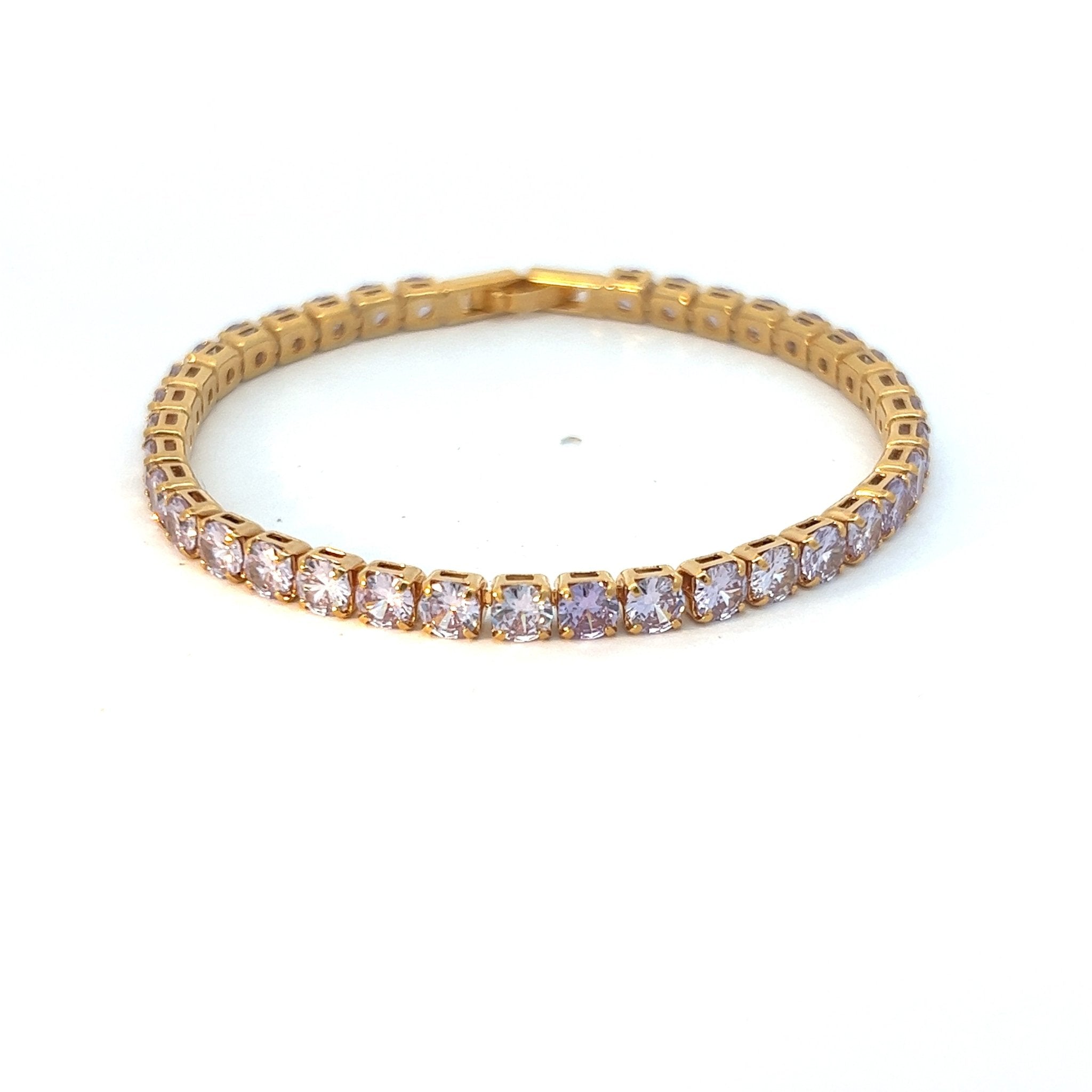 Pulsera Tenis Mediana Lavanda - Piedra de Toque