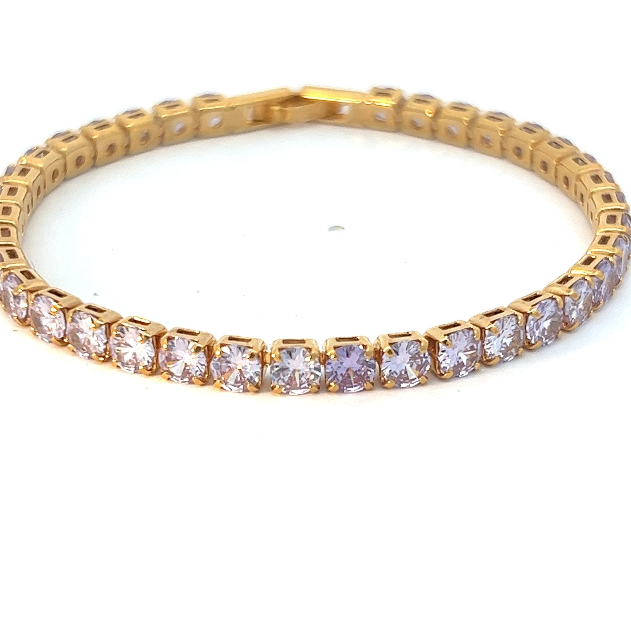 Pulsera Tenis Mediana Lavanda - Piedra de Toque