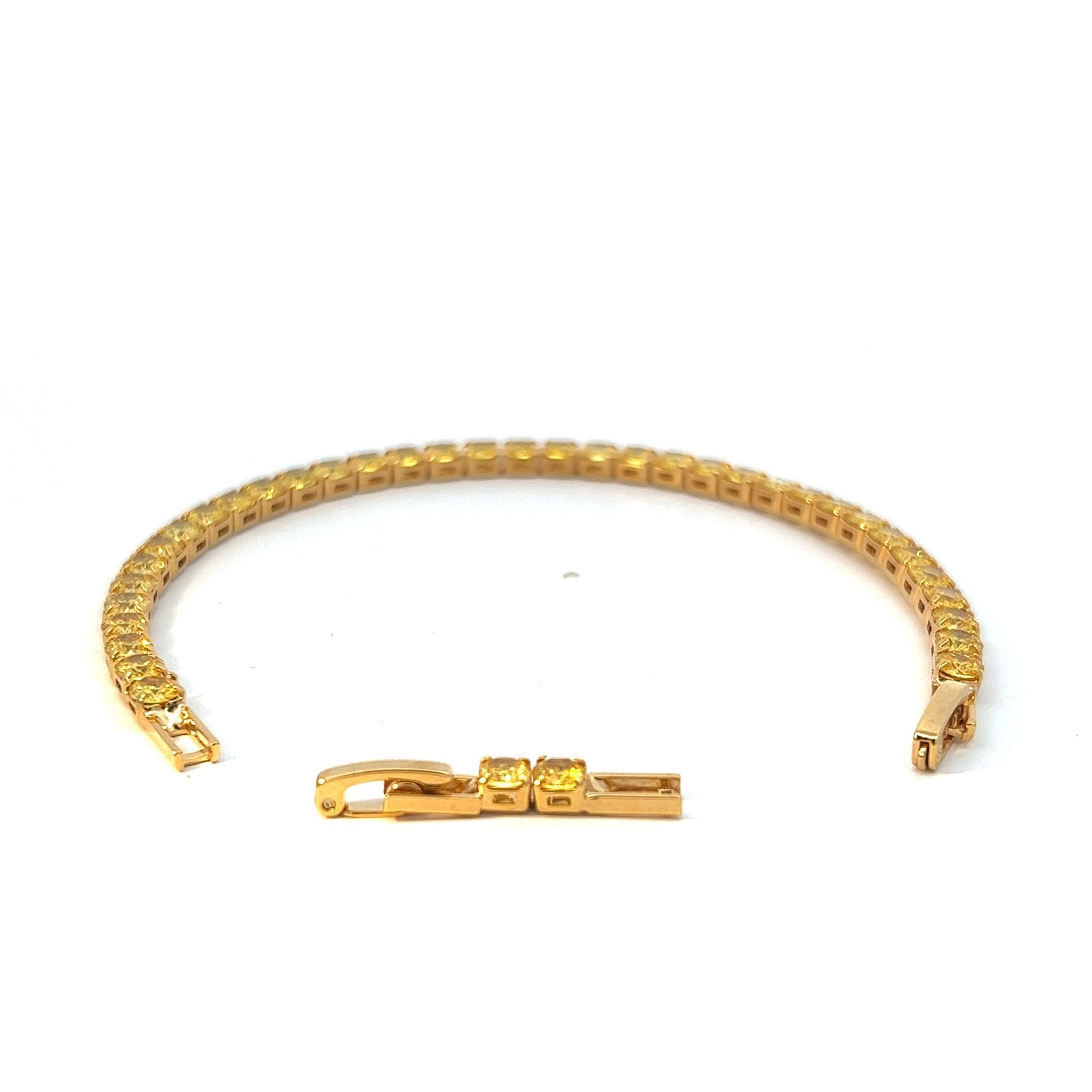 Pulsera Tenis Mediana Topacio - Piedra de Toque