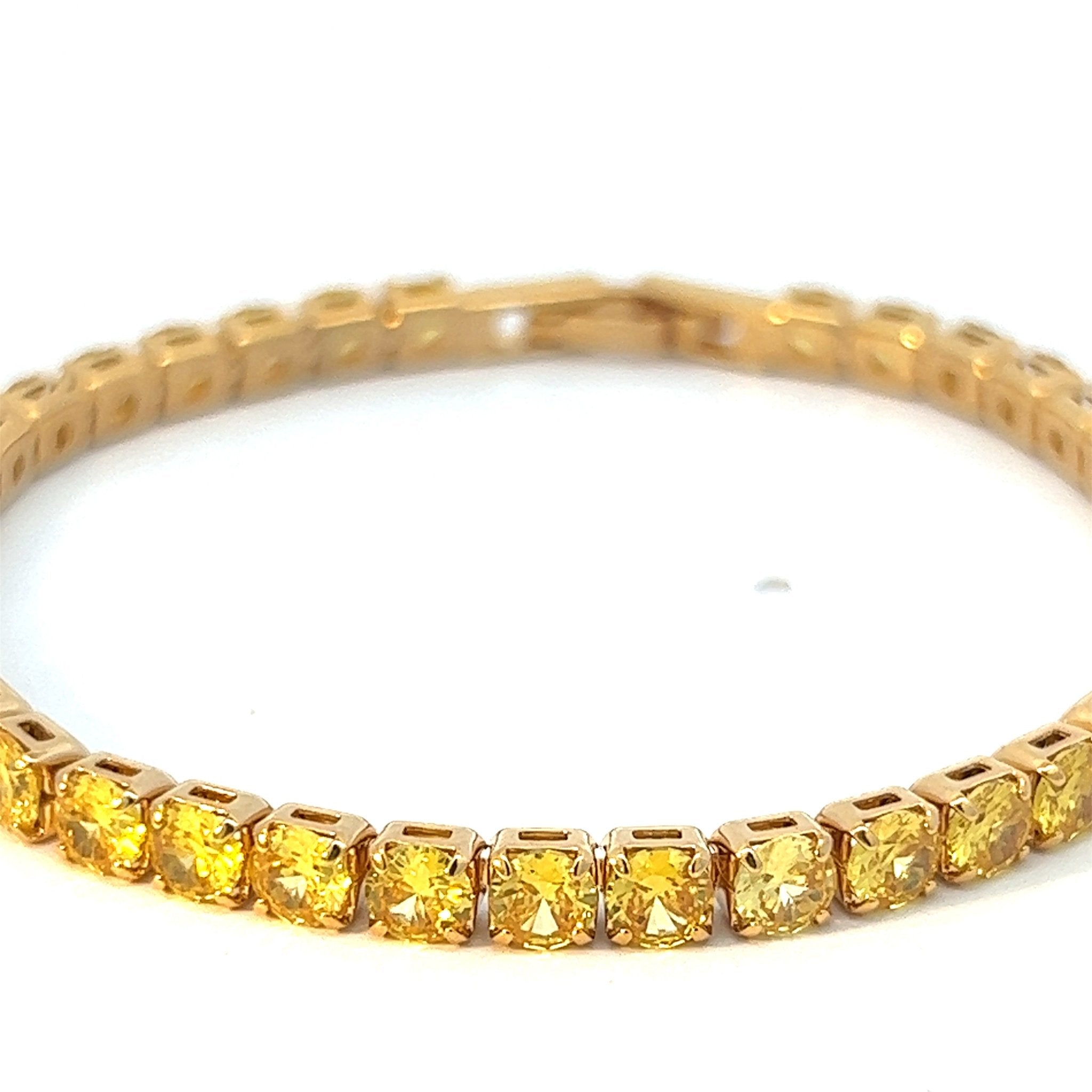Pulsera Tenis Mediana Topacio - Piedra de Toque