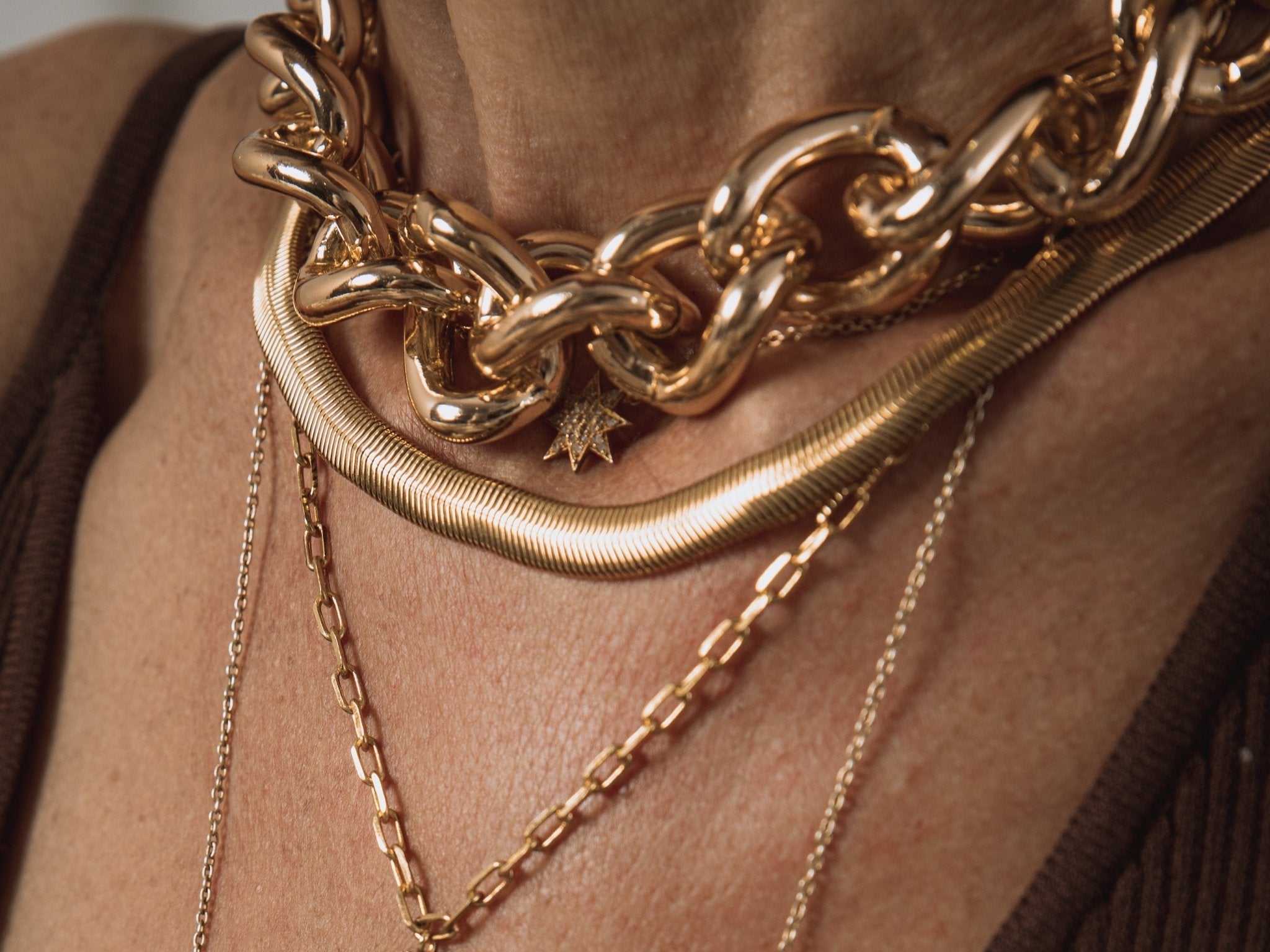 Collares y Chokers Gruesos - Piedra de Toque