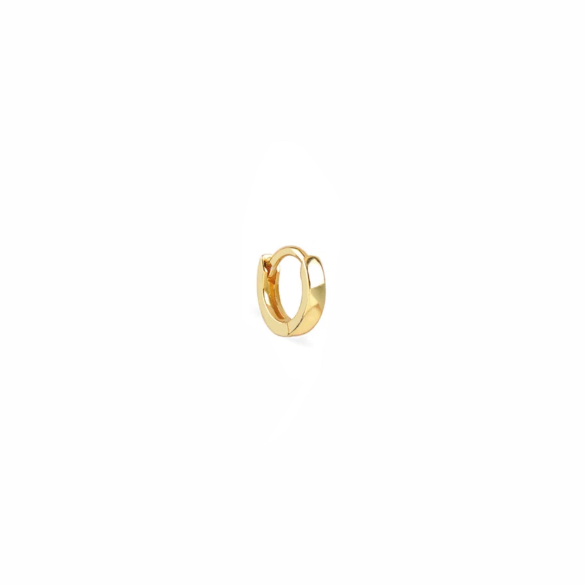 Aro Mini Liso Oro - Piedra de Toque