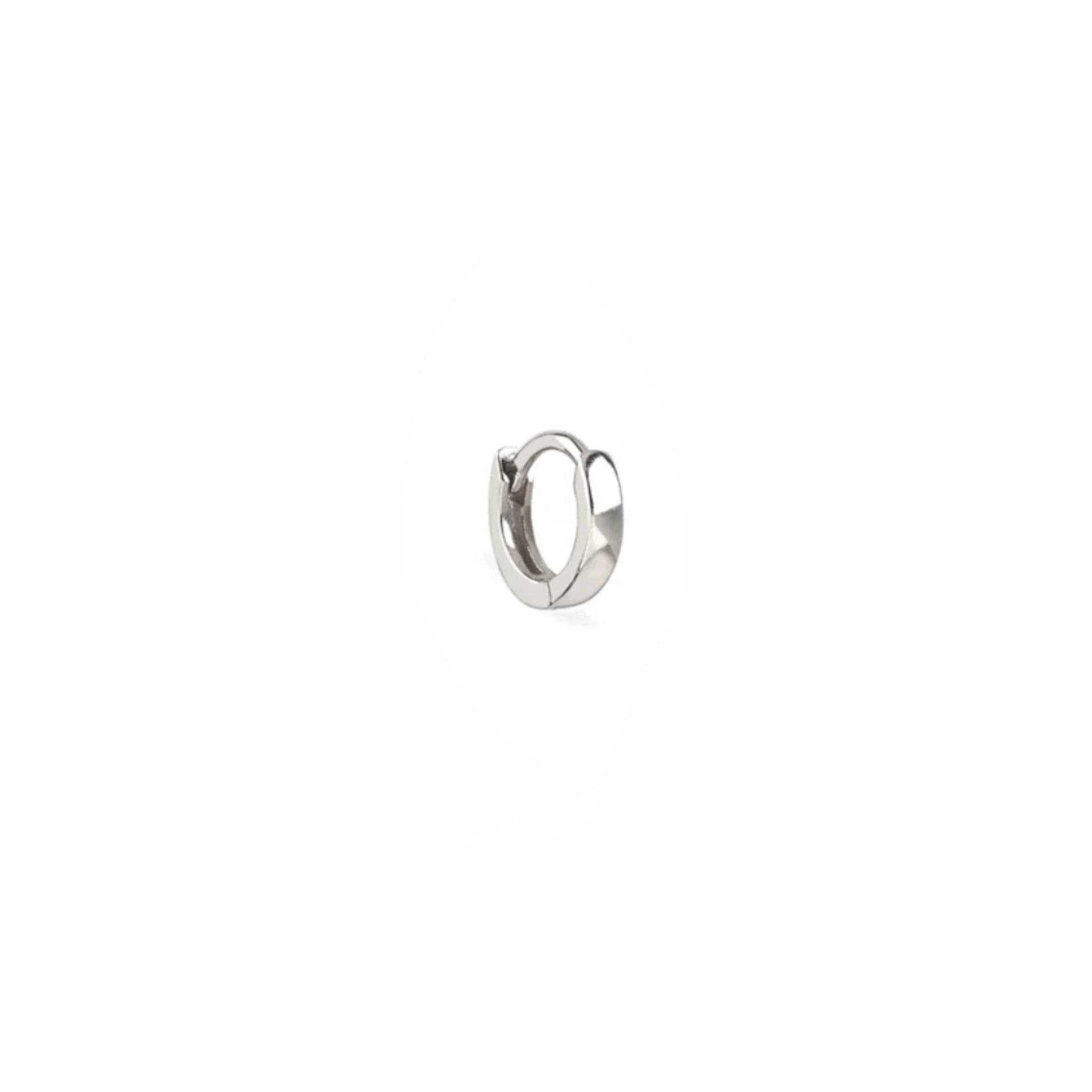 Aro Mini Liso Plata - Piedra de Toque