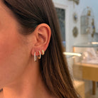 Aro Mini Pavé de Circonitas Oro - Piedra de Toque