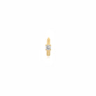 Aro Mini Solitario Oro - Piedra de Toque