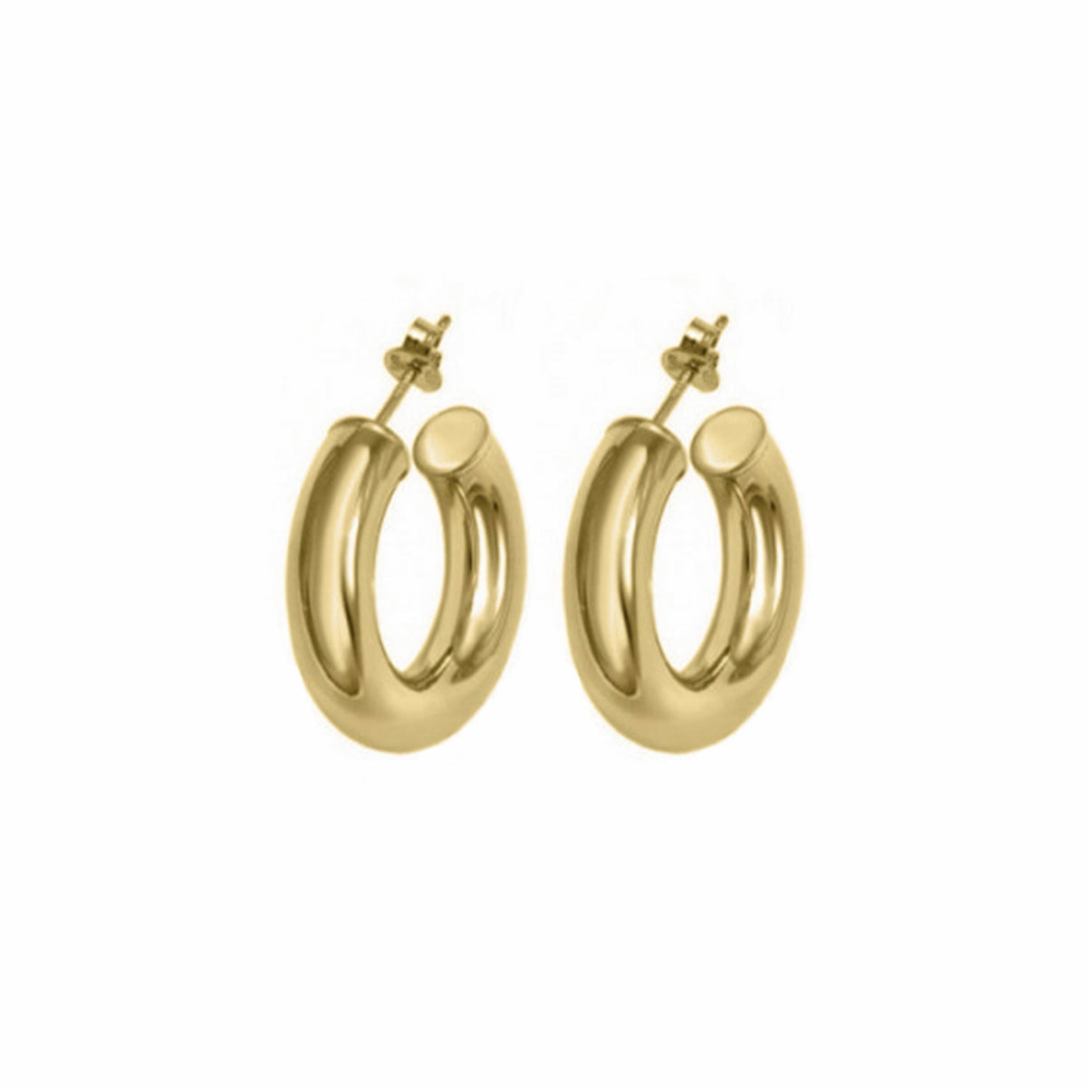 Aros Chunky Oro - Piedra de Toque