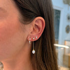 Aros con Tres Circonitas Marquese - Piedra de Toque