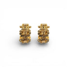Aros Imperial Champagne y Cristal - Piedra de Toque