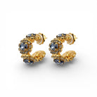 Aros Imperial Tanzanita y Cristal - Piedra de Toque