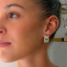 Aros Imperial Tanzanita y Cristal - Piedra de Toque