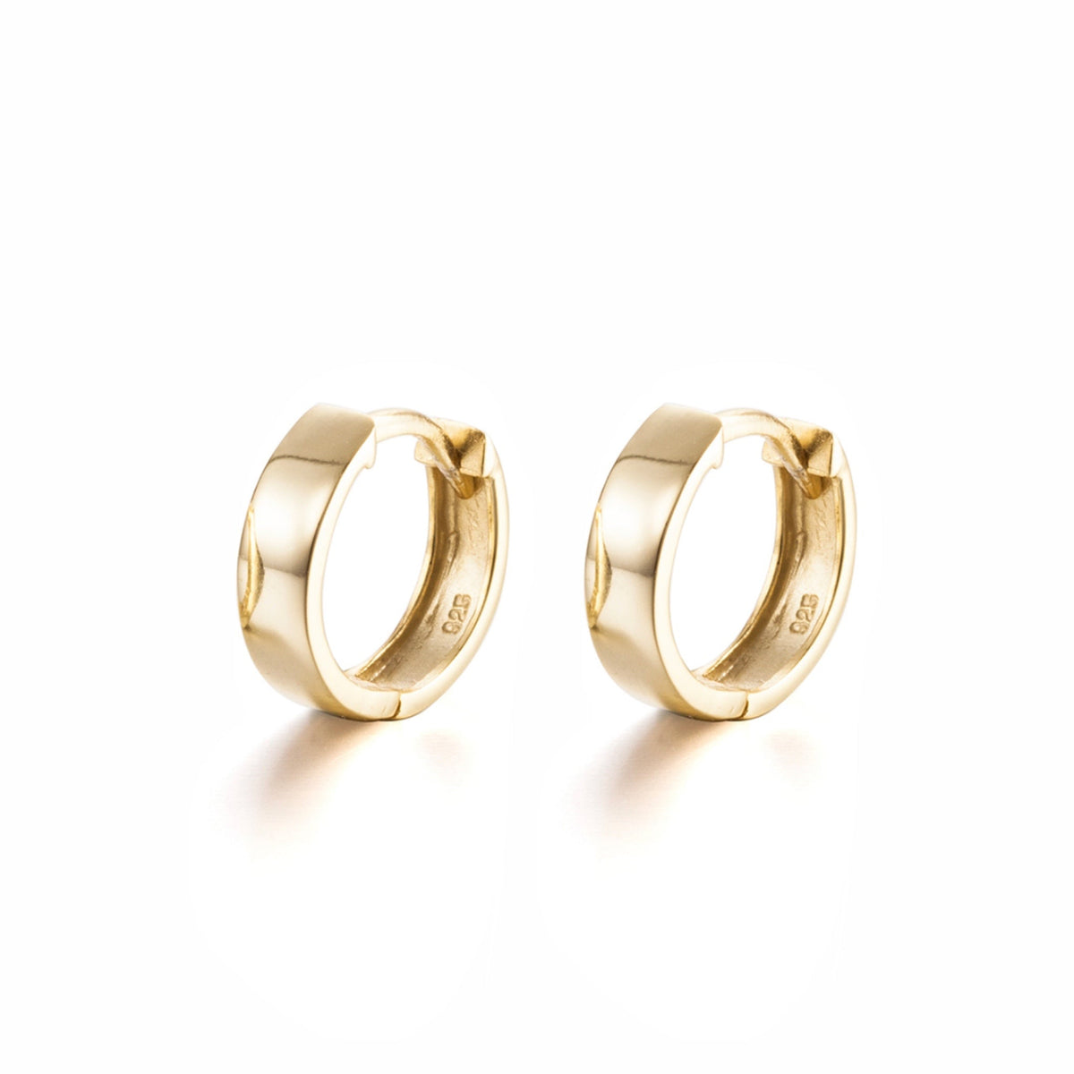 Aros Lisos Pequeños Oro - Piedra de Toque