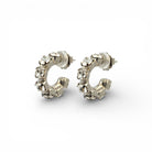 Aros Pequeños Cristal Plata - Piedra de Toque