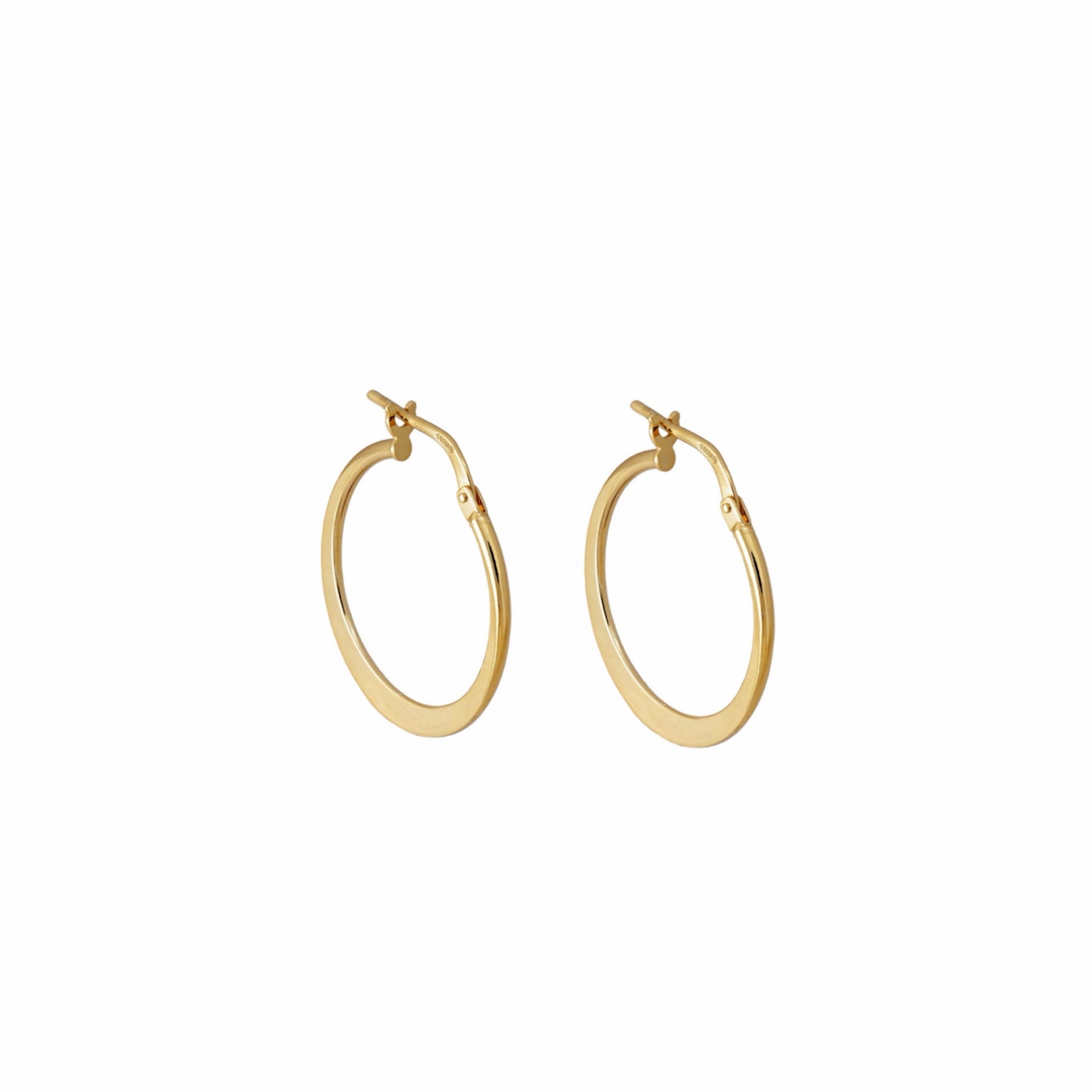 Aros Planos Oro - Piedra de Toque