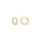Aros Soleil Textura Oro - Piedra de Toque