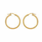 Aros Textura Diamantada Oro - Piedra de Toque
