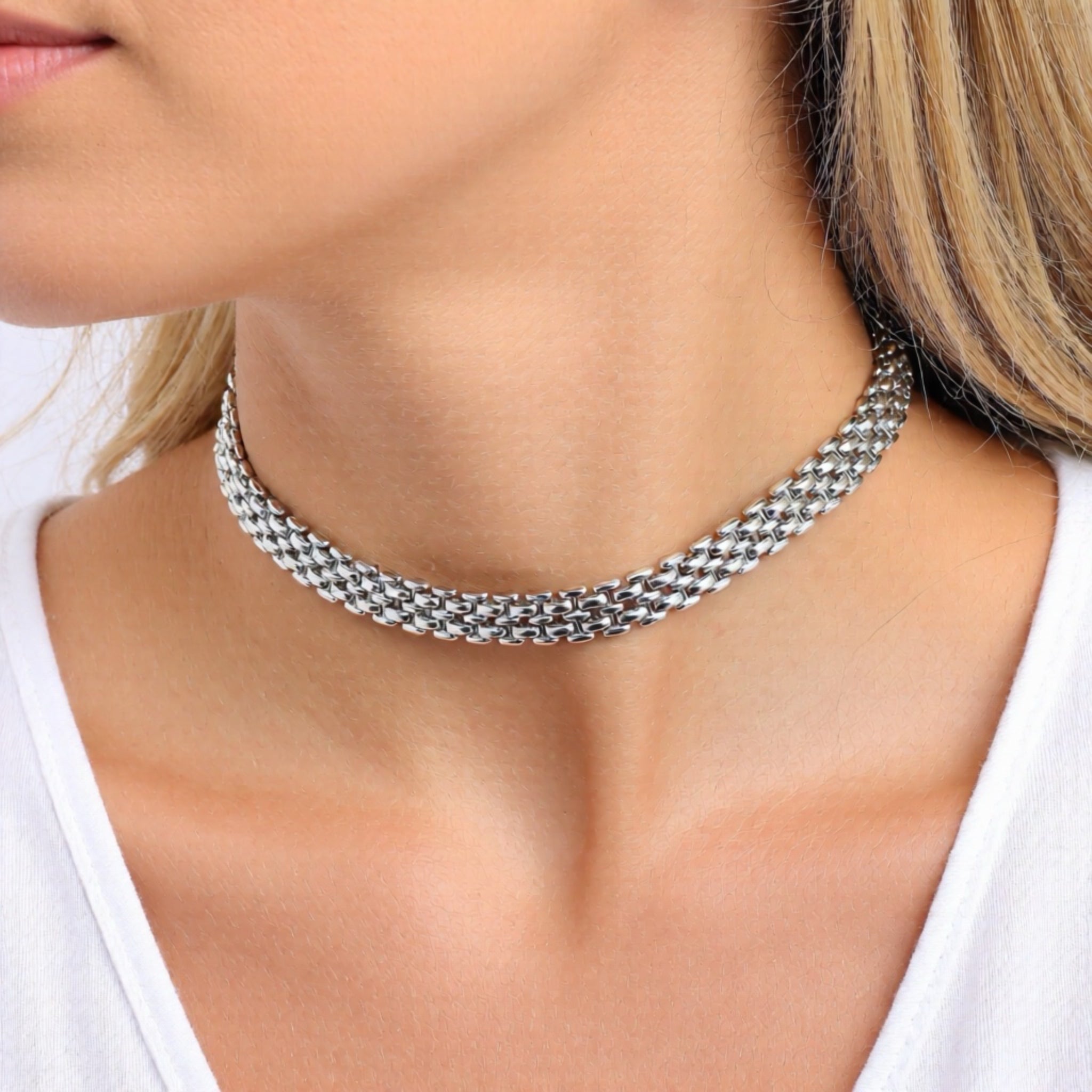 Choker Plata - Piedra de Toque