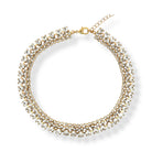 Choker Tres Hileras Dorado - Piedra de Toque