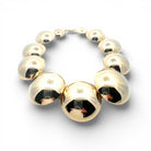 Collar Bolas Asimétricas - Piedra de Toque