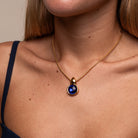 Collar Círculo Azul - Piedra de Toque